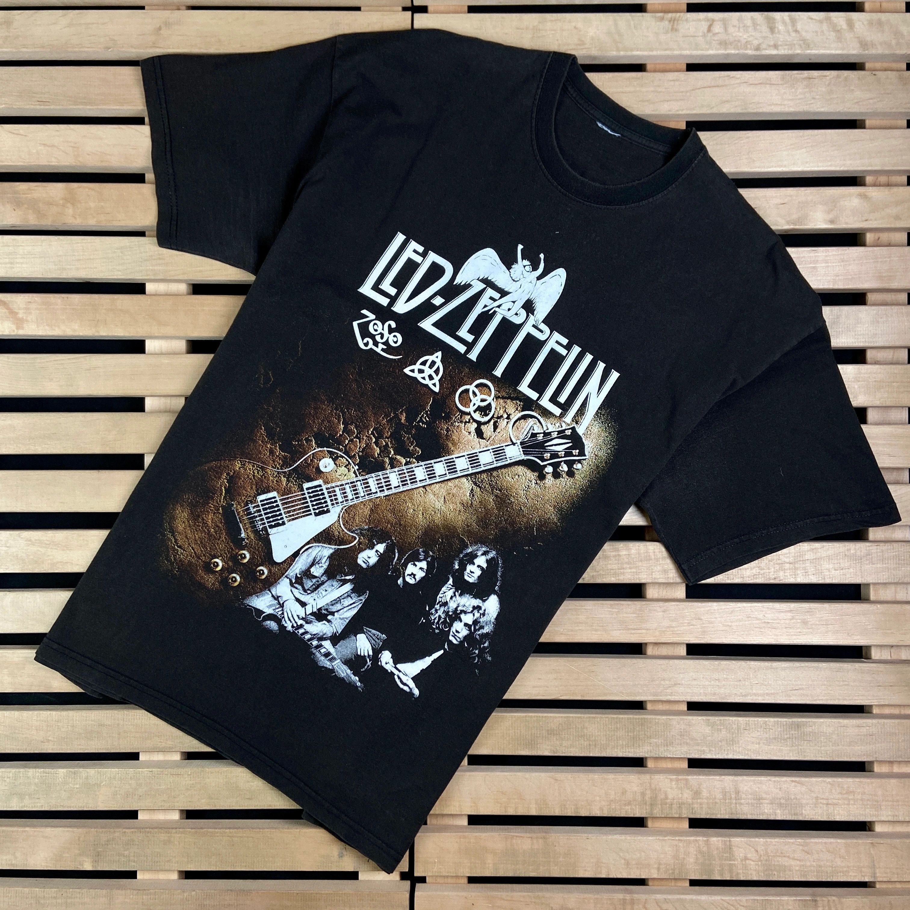 Band Tees × Vintage Mens Vintage T Shirt Led Zeppelin Size XL Size US XL / EU 56 / 4 - 1 Thumbnail