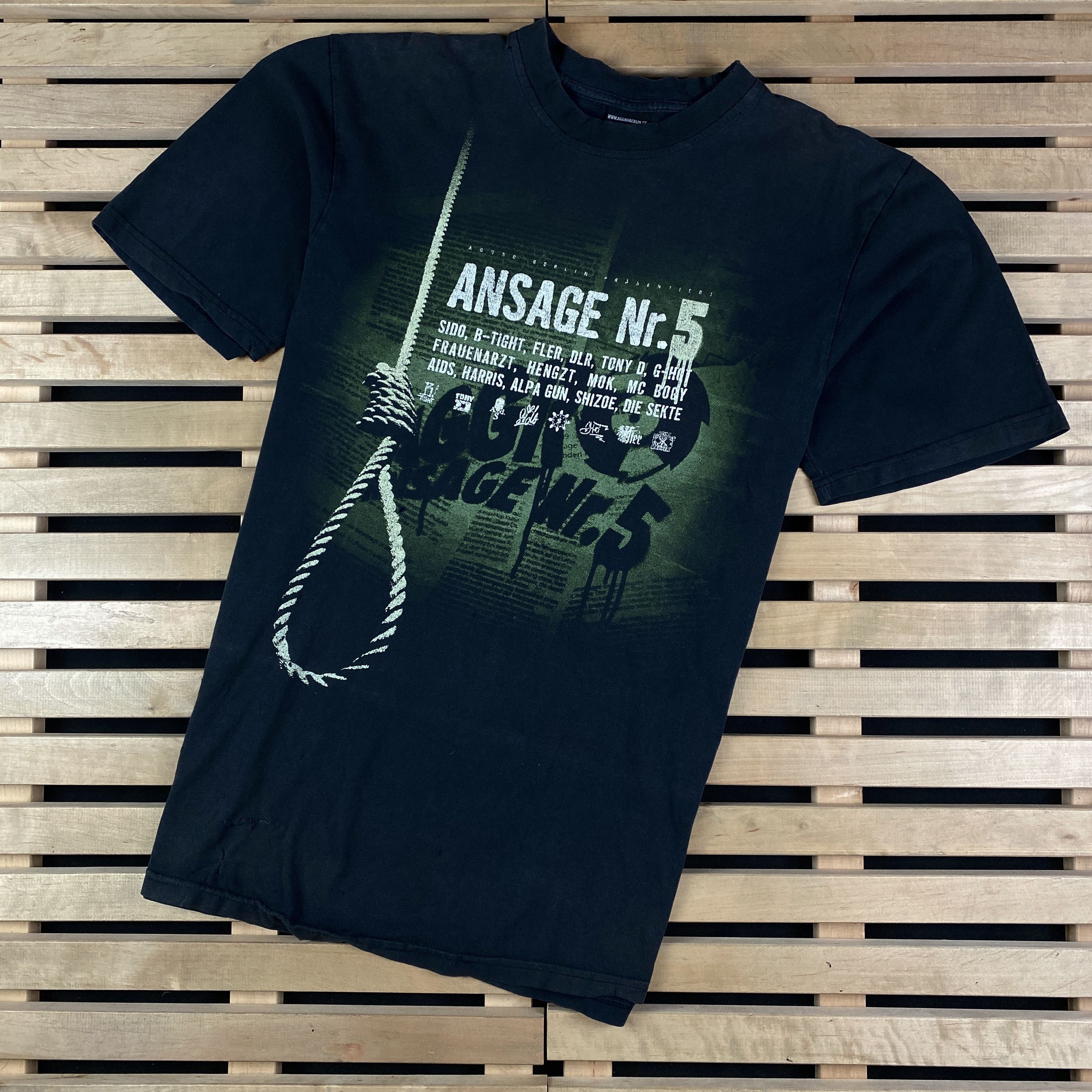 Band Tees × Vintage Mens T-Shirt Aggro Berlin #5 Vintage Size XL Size US XL / EU 56 / 4 - 1 Thumbnail