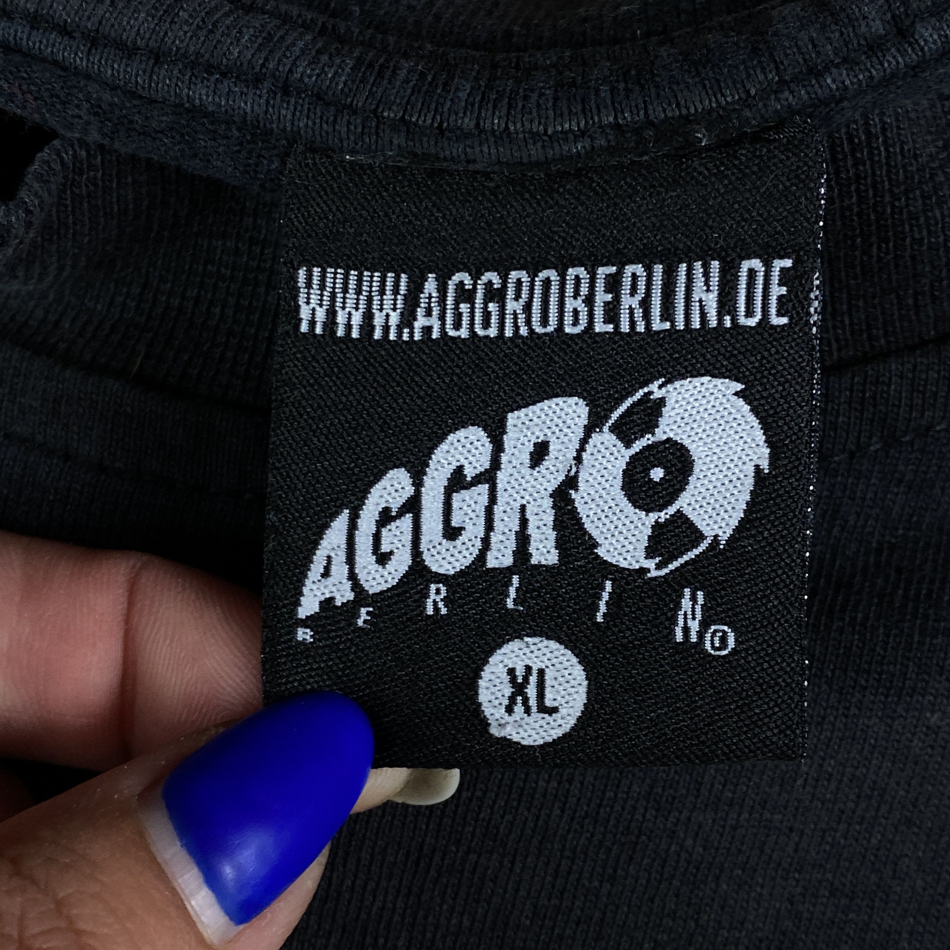 Band Tees × Vintage Mens T-Shirt Aggro Berlin #5 Vintage Size XL Size US XL / EU 56 / 4 - 14 Thumbnail