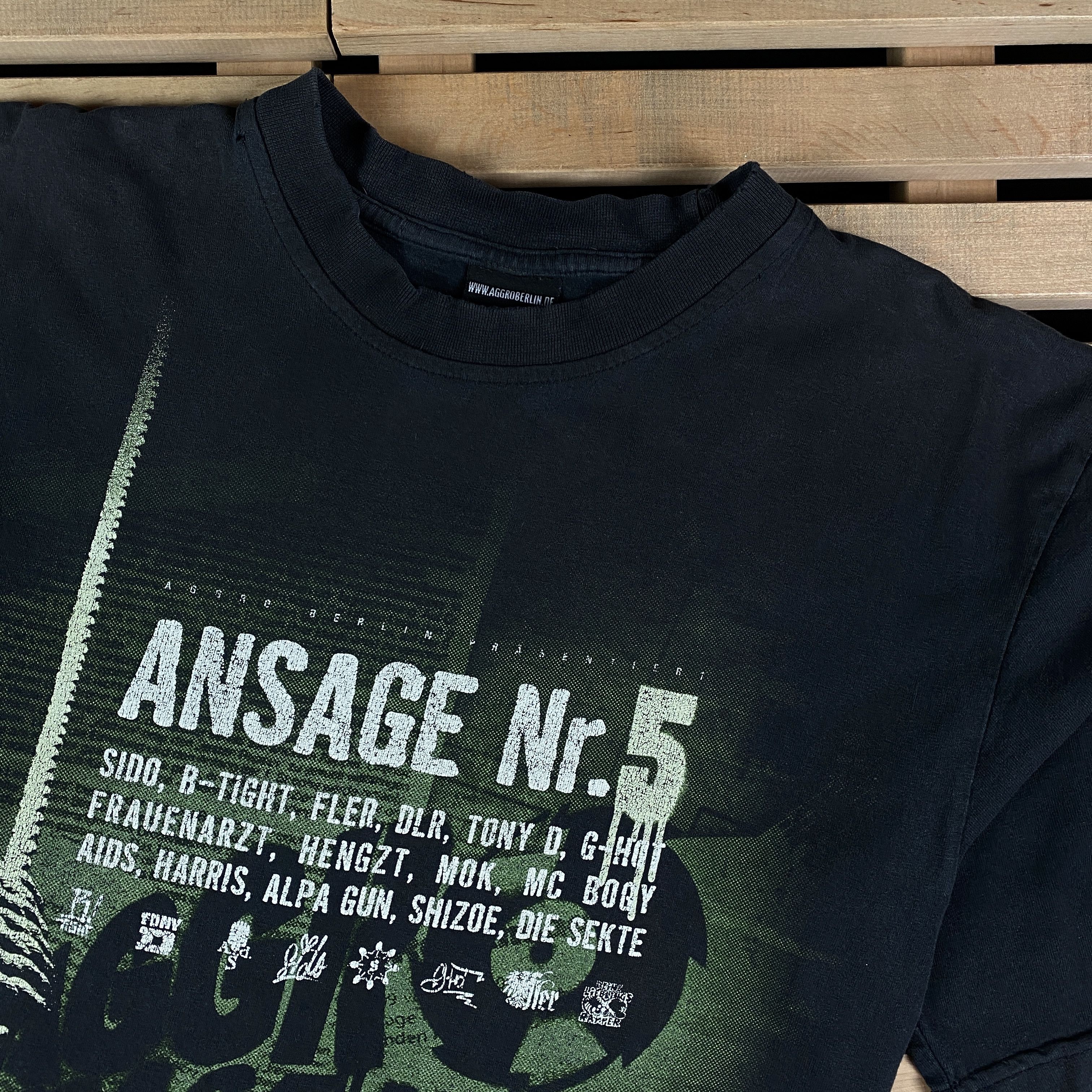 Band Tees × Vintage Mens T-Shirt Aggro Berlin #5 Vintage Size XL Size US XL / EU 56 / 4 - 2 Thumbnail