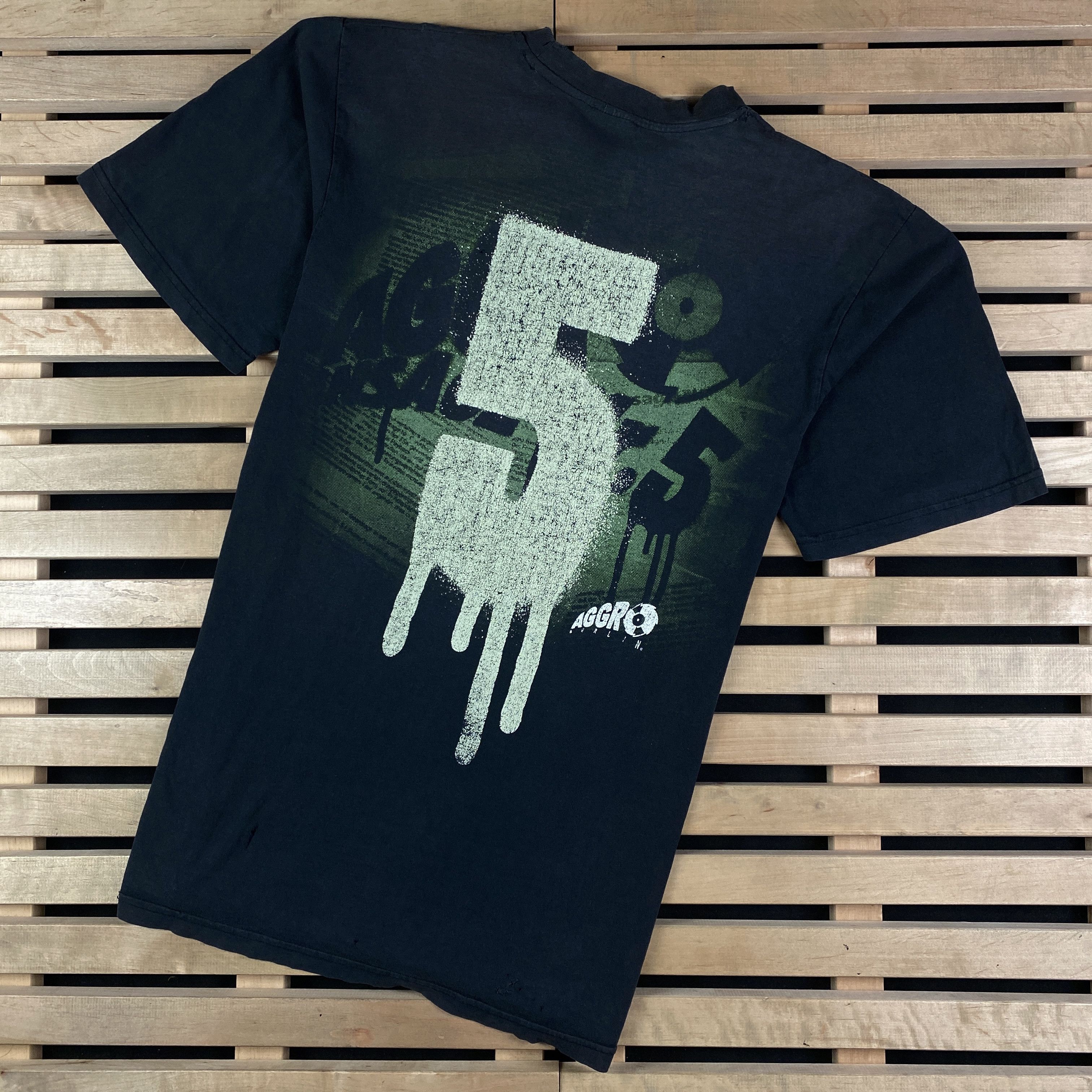 Band Tees × Vintage Mens T-Shirt Aggro Berlin #5 Vintage Size XL Size US XL / EU 56 / 4 - 12 Thumbnail