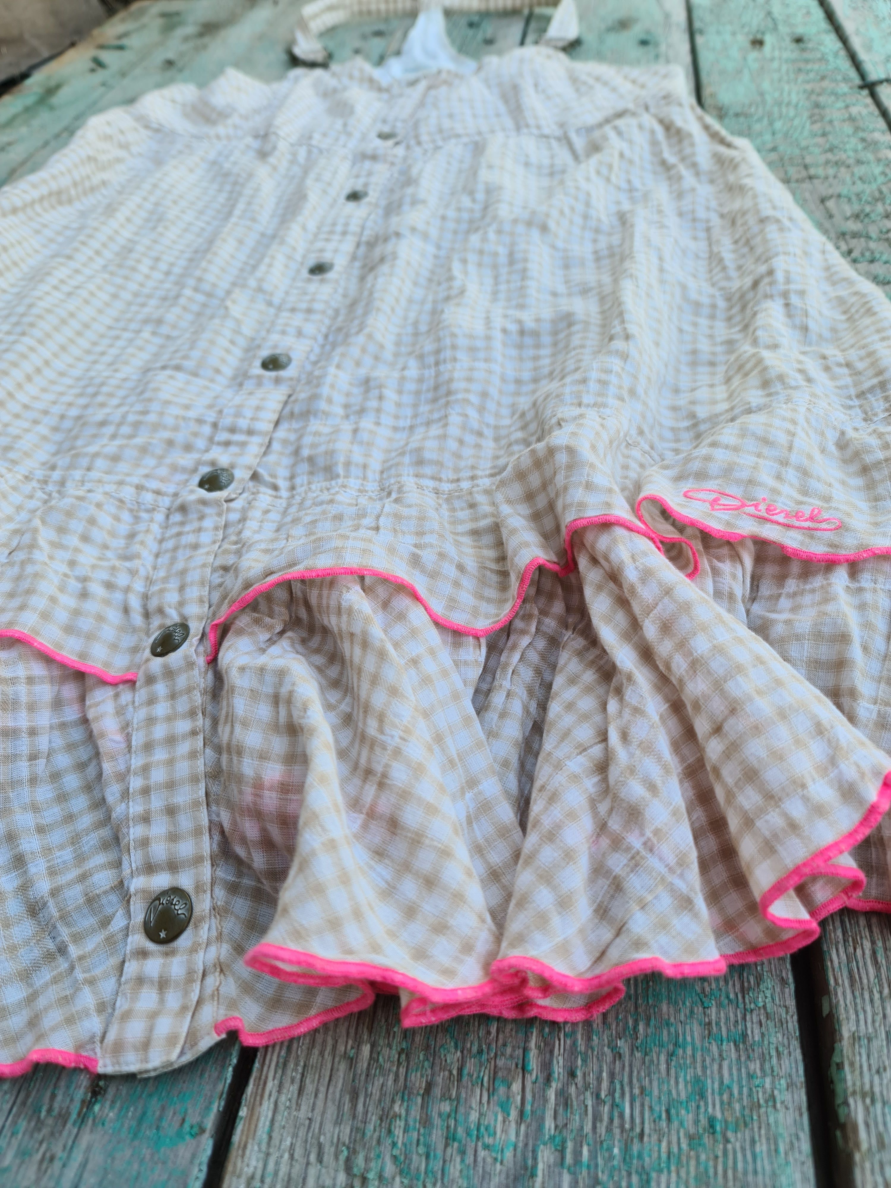 Diesel Cute 🧸 Diesel checked sundress Size S / US 4 / IT 40 - 6 Thumbnail