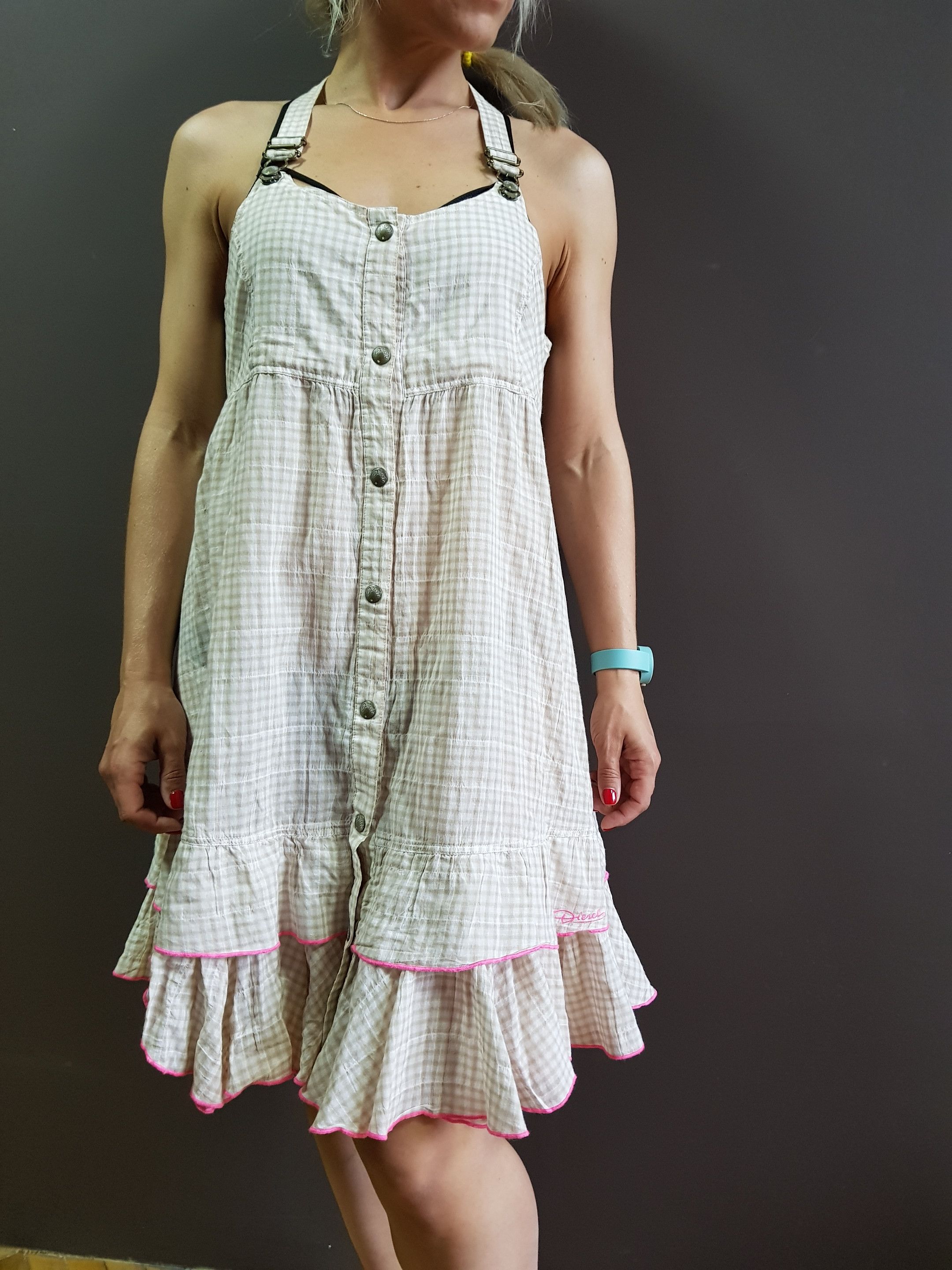 Diesel Cute 🧸 Diesel checked sundress Size S / US 4 / IT 40 - 1 Thumbnail