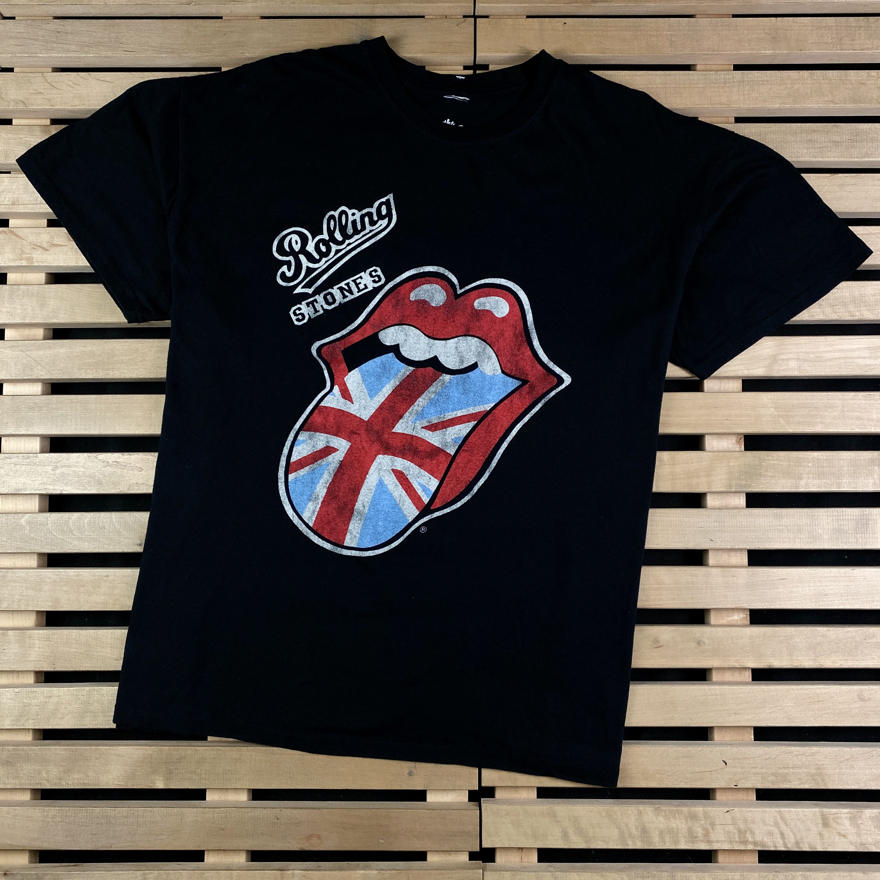 Band Tees × Vintage Mens Vintage T Shirt The Rolling Stones Size XL Size US XL / EU 56 / 4 - 1 Thumbnail