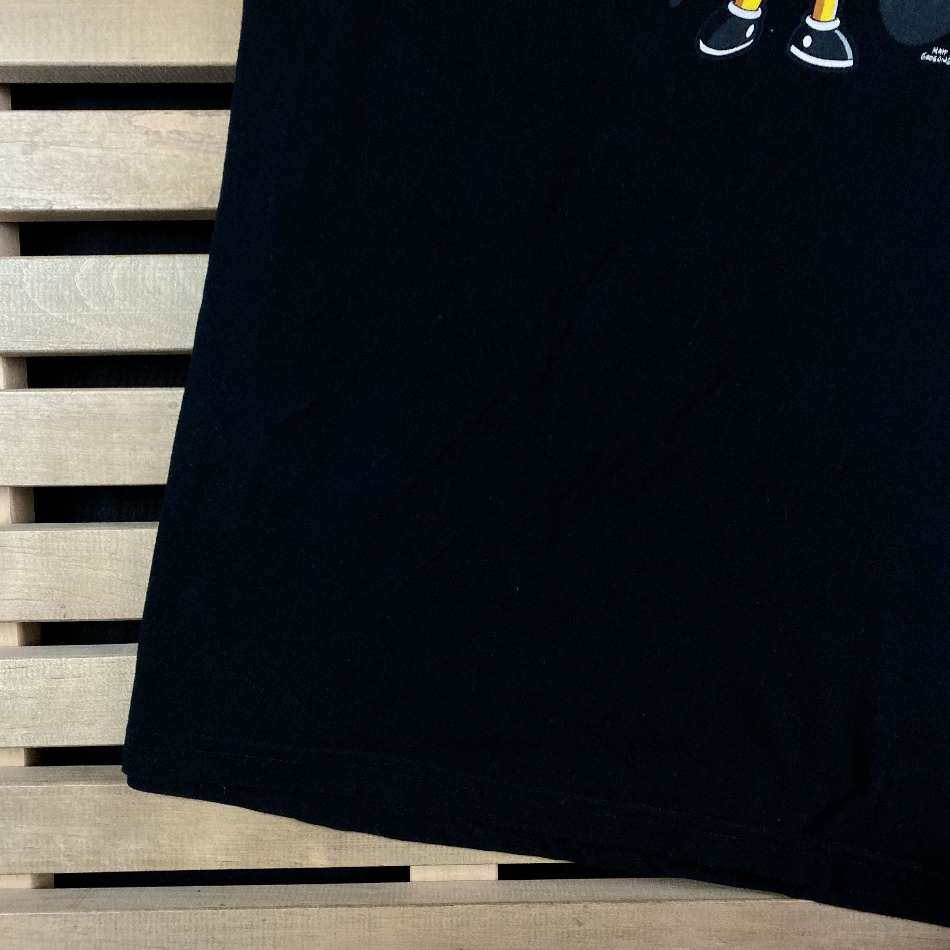 The Simpsons × Vintage Mens Vintage T Shirt Born To Rock Bart Simpsons Size XL Size US XL / EU 56 / 4 - 3 Thumbnail