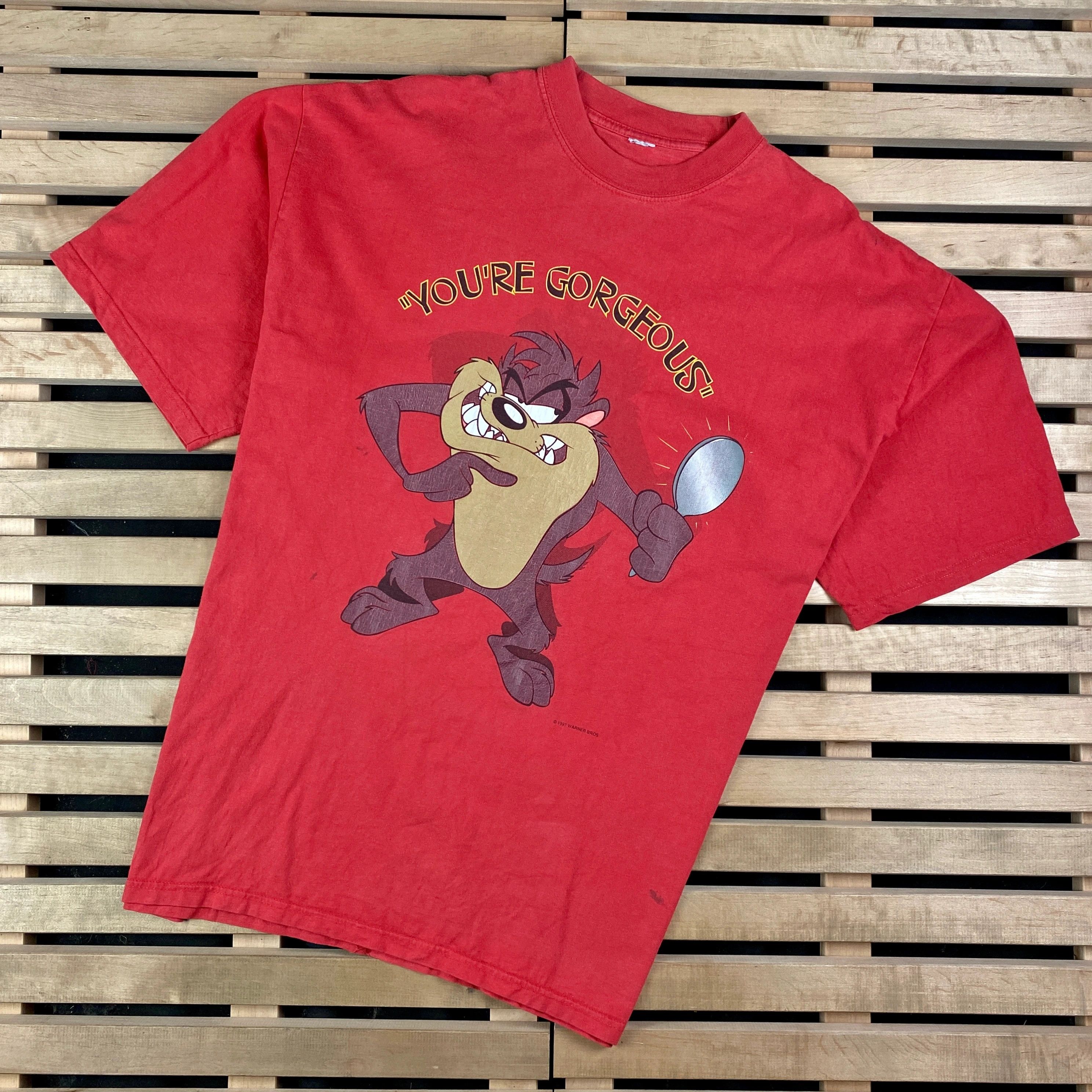 Vintage × Warner Bros Mens Vintage T Shirt Warner Bros Youre Gorgeous Size Size US XL / EU 56 / 4 - 1 Thumbnail