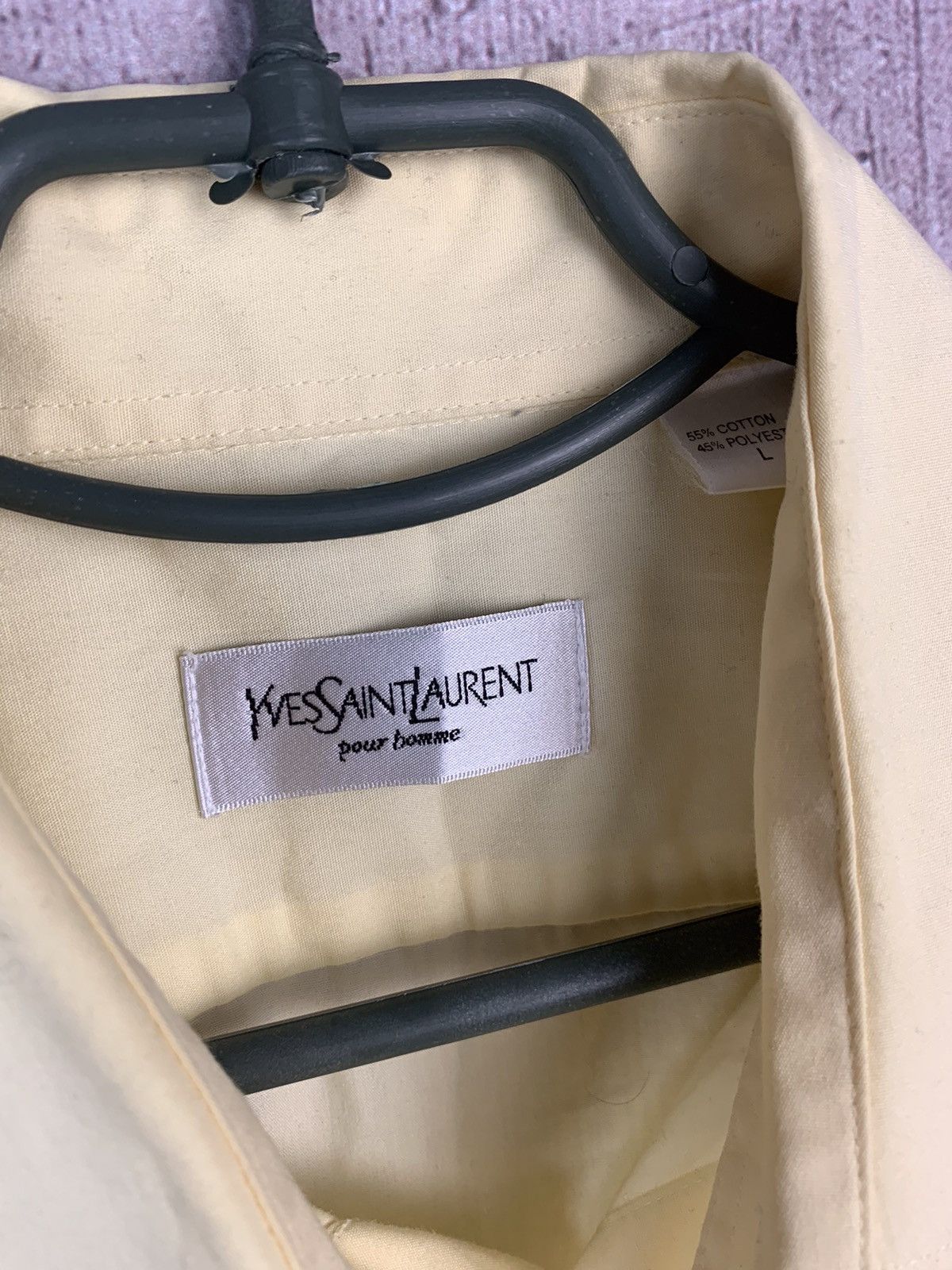 Yves Saint Laurent Yves Saint Laurent YSL Mens Shorts Sleeve Shirt Size US L / EU 52-54 / 3 - 6 Thumbnail