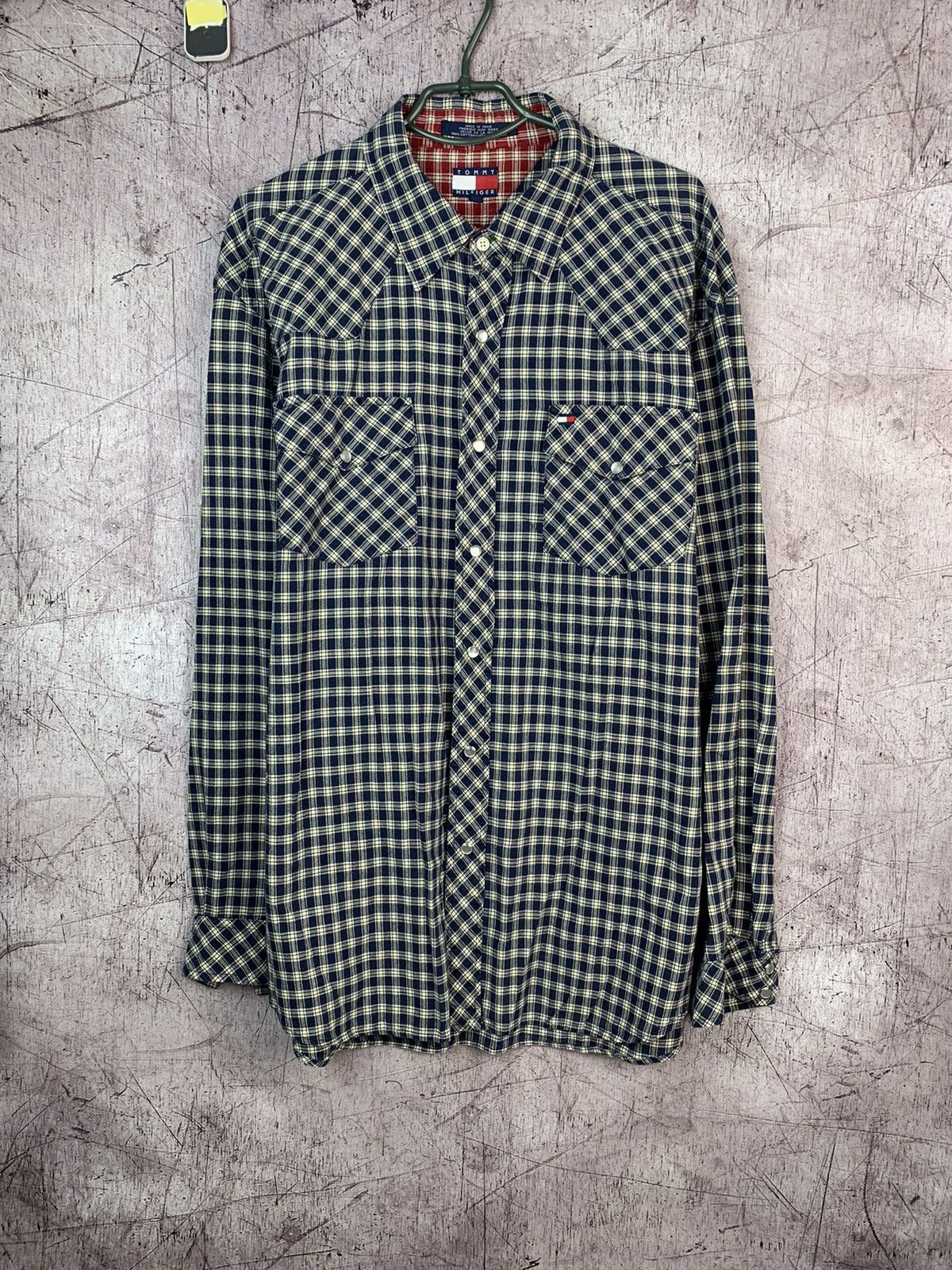 Tommy Hilfiger × Vintage Vintage Tommy Hilfiger Mens Long Sleeve Shirt Size US XL / EU 56 / 4 - 1 Thumbnail