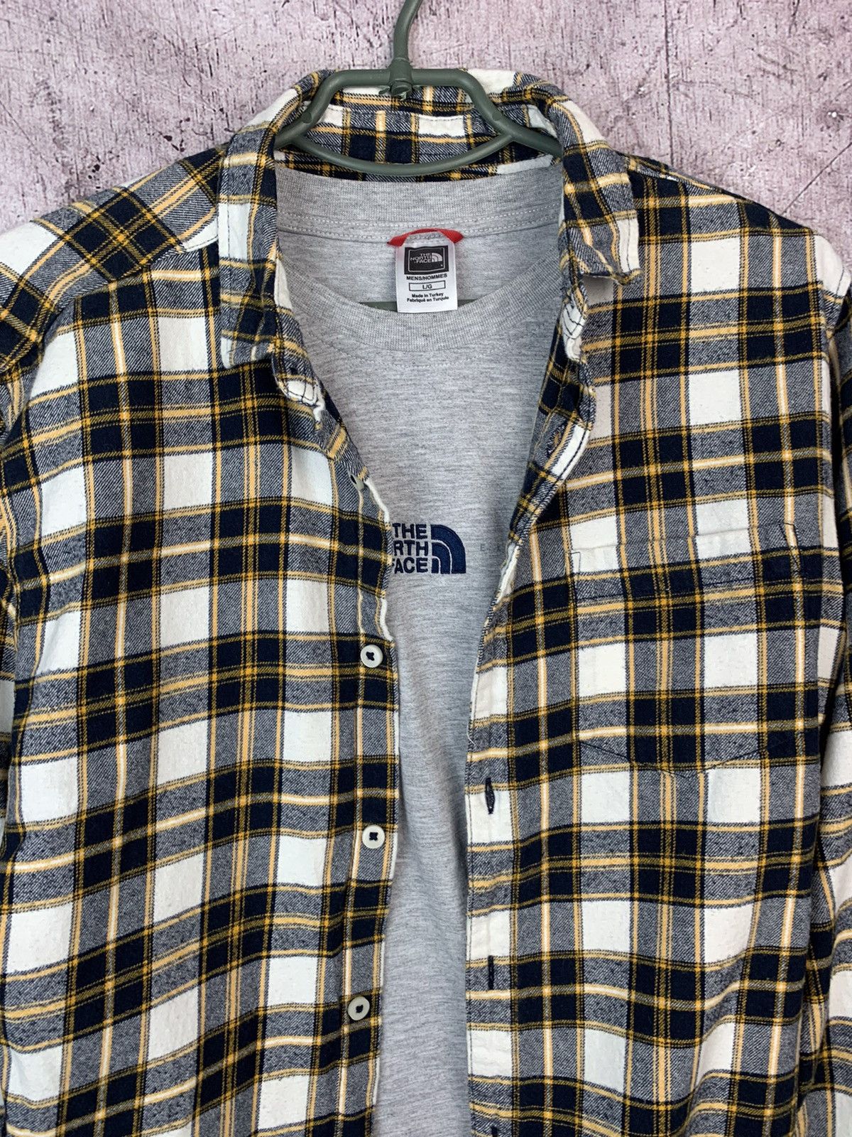Flannel × Vintage Vintage Flannel Plaid Shirt Travis Style Size US XL / EU 56 / 4 - 2 Thumbnail