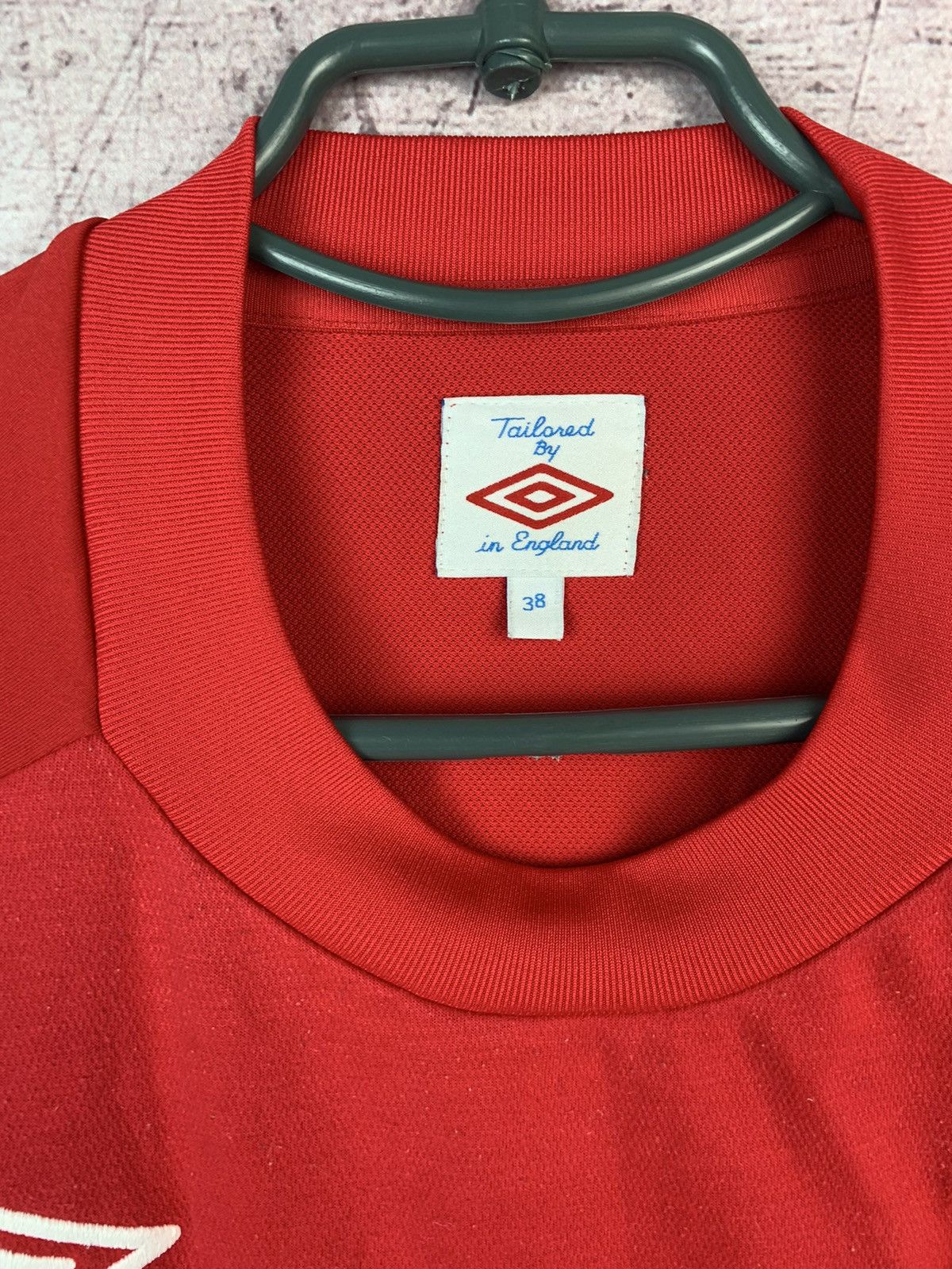 Umbro × Vintage Vintage Umbro England Red Jersey T-Shirt Size US S / EU 44-46 / 1 - 4 Thumbnail