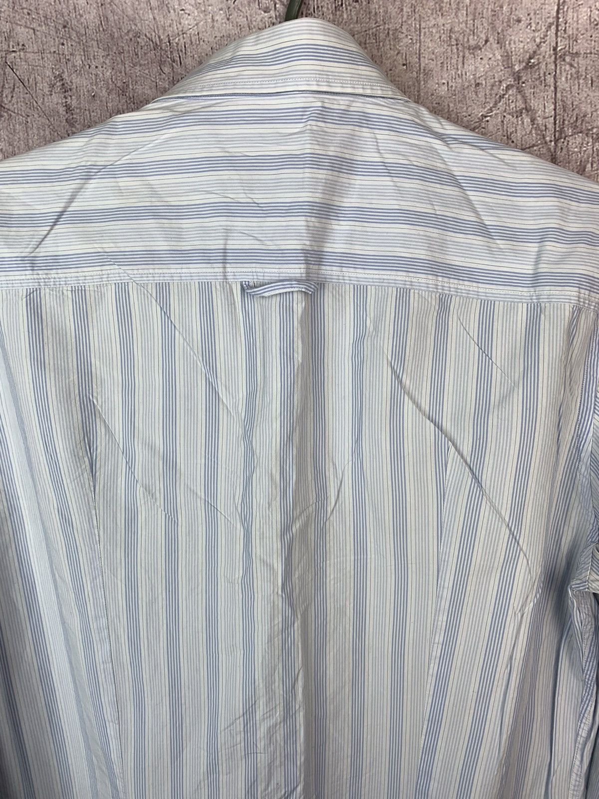 Dolce & Gabbana Dolce & Gabbana D&G Mens Long Sleeve Striped Shirt Size US L / EU 52-54 / 3 - 10 Thumbnail