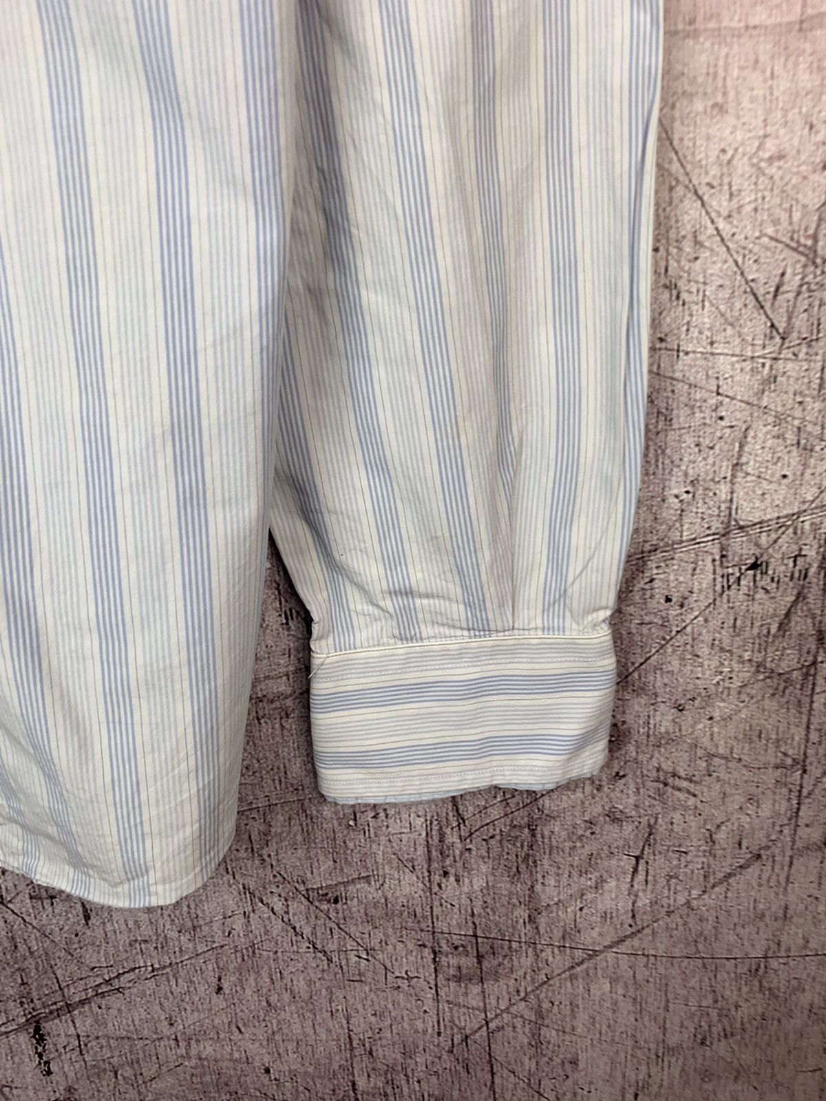 Dolce & Gabbana Dolce & Gabbana D&G Mens Long Sleeve Striped Shirt Size US L / EU 52-54 / 3 - 6 Thumbnail