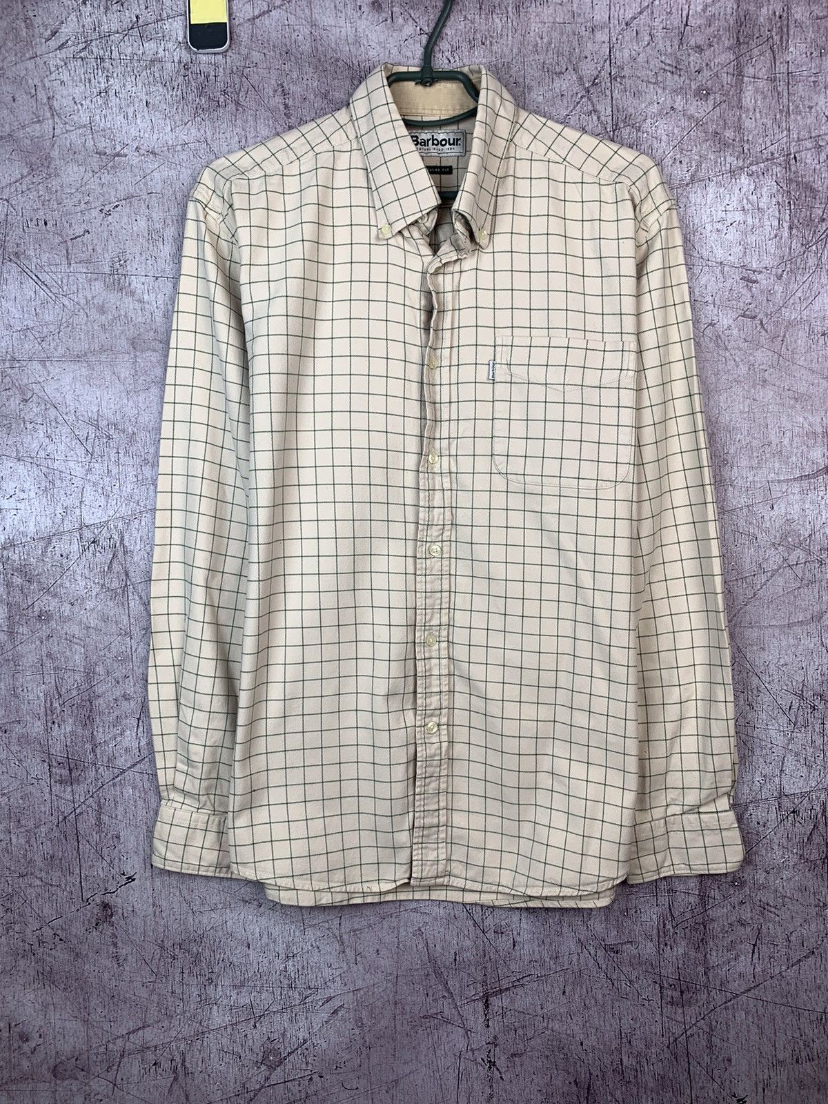 Barbour × Vintage Barbour Vintage Mens Long Sleeve Shirt Size US L / EU 52-54 / 3 - 1 Thumbnail