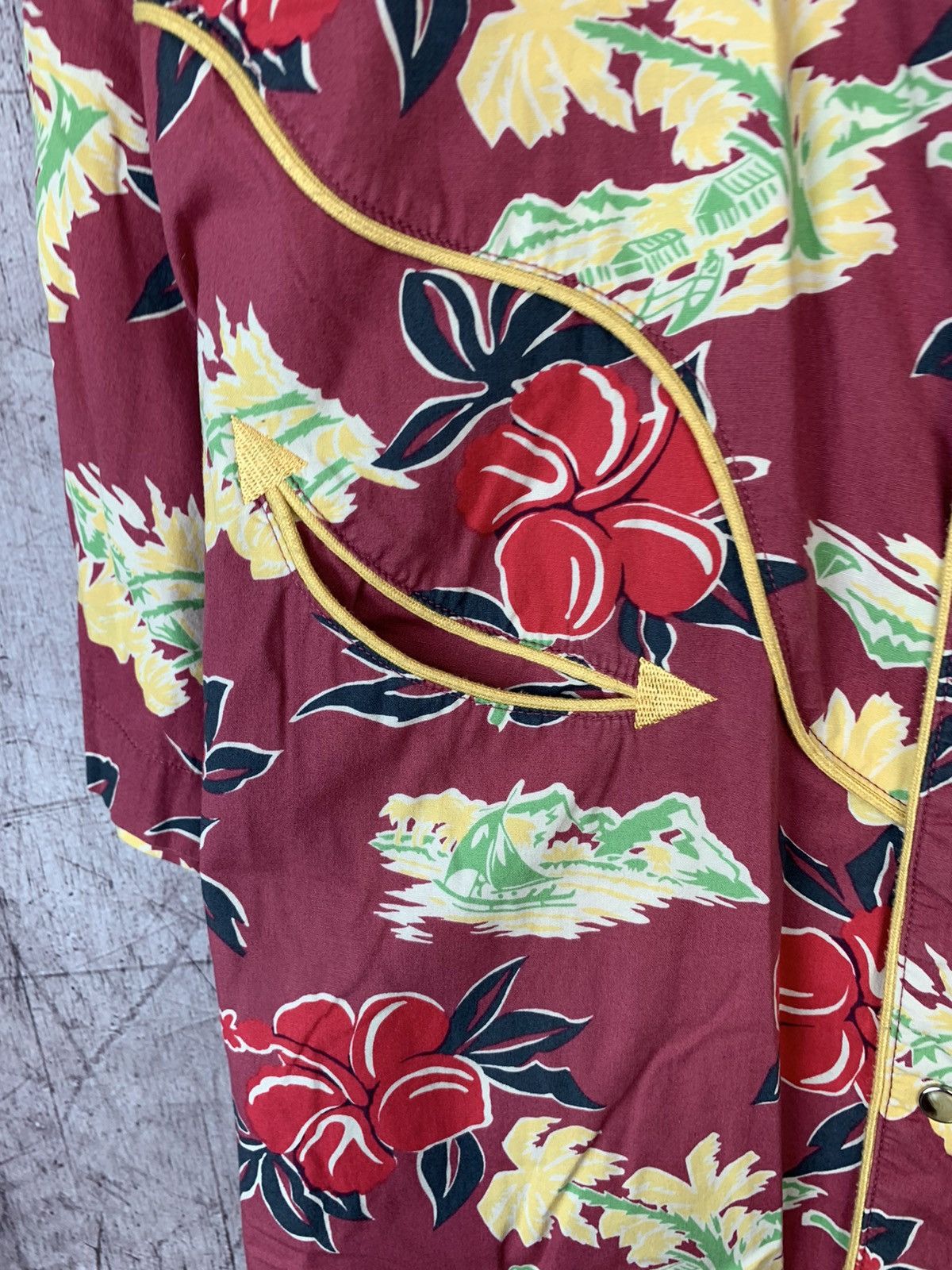Wrangler Wrangler Vintage Hawaiian Shirt Size US M / EU 48-50 / 2 - 7 Thumbnail