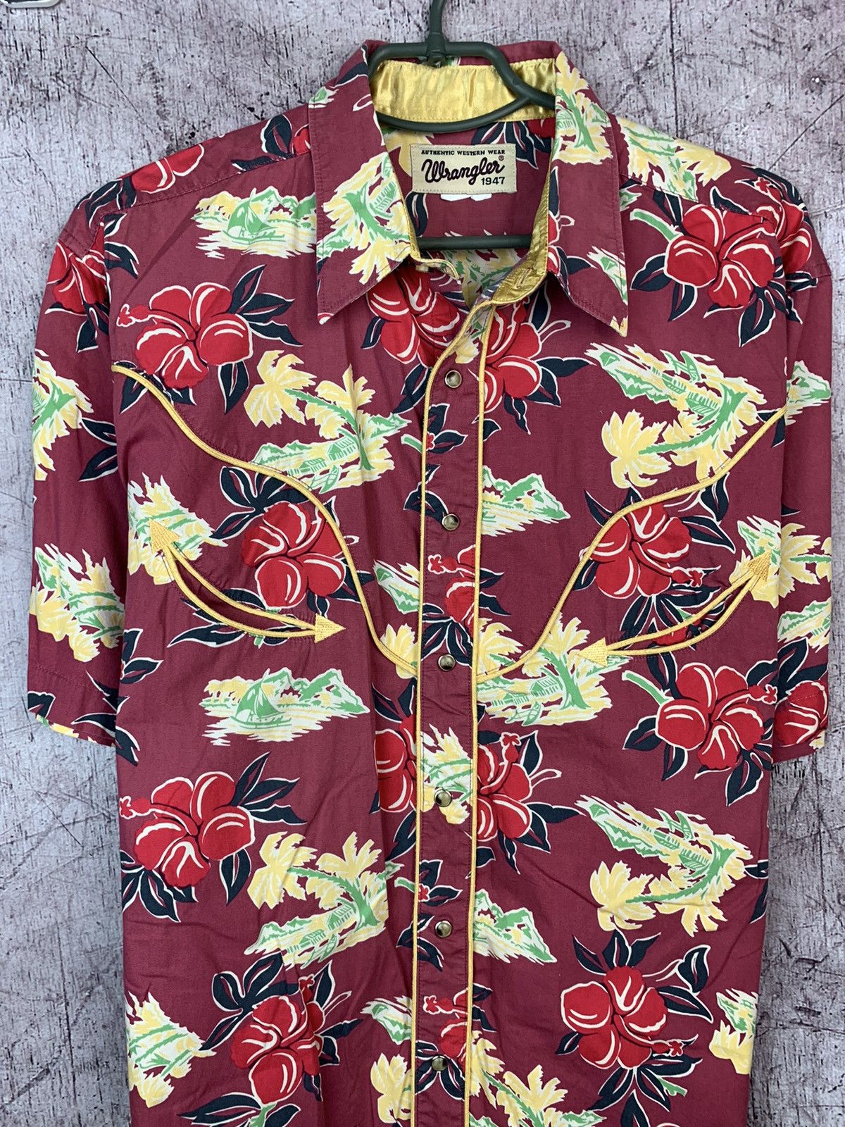 Wrangler Wrangler Vintage Hawaiian Shirt Size US M / EU 48-50 / 2 - 2 Thumbnail