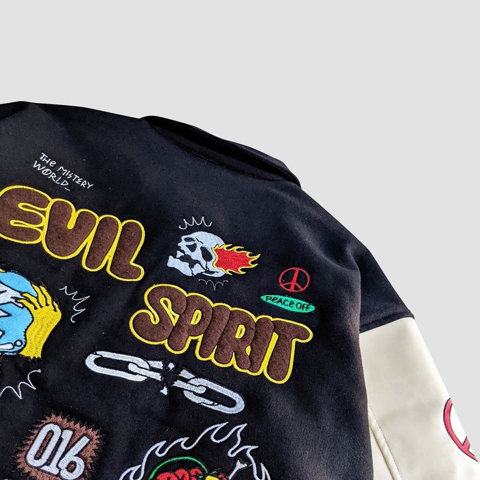 Bomber Jacket Varsity jacket basball evilspirit | Grailed