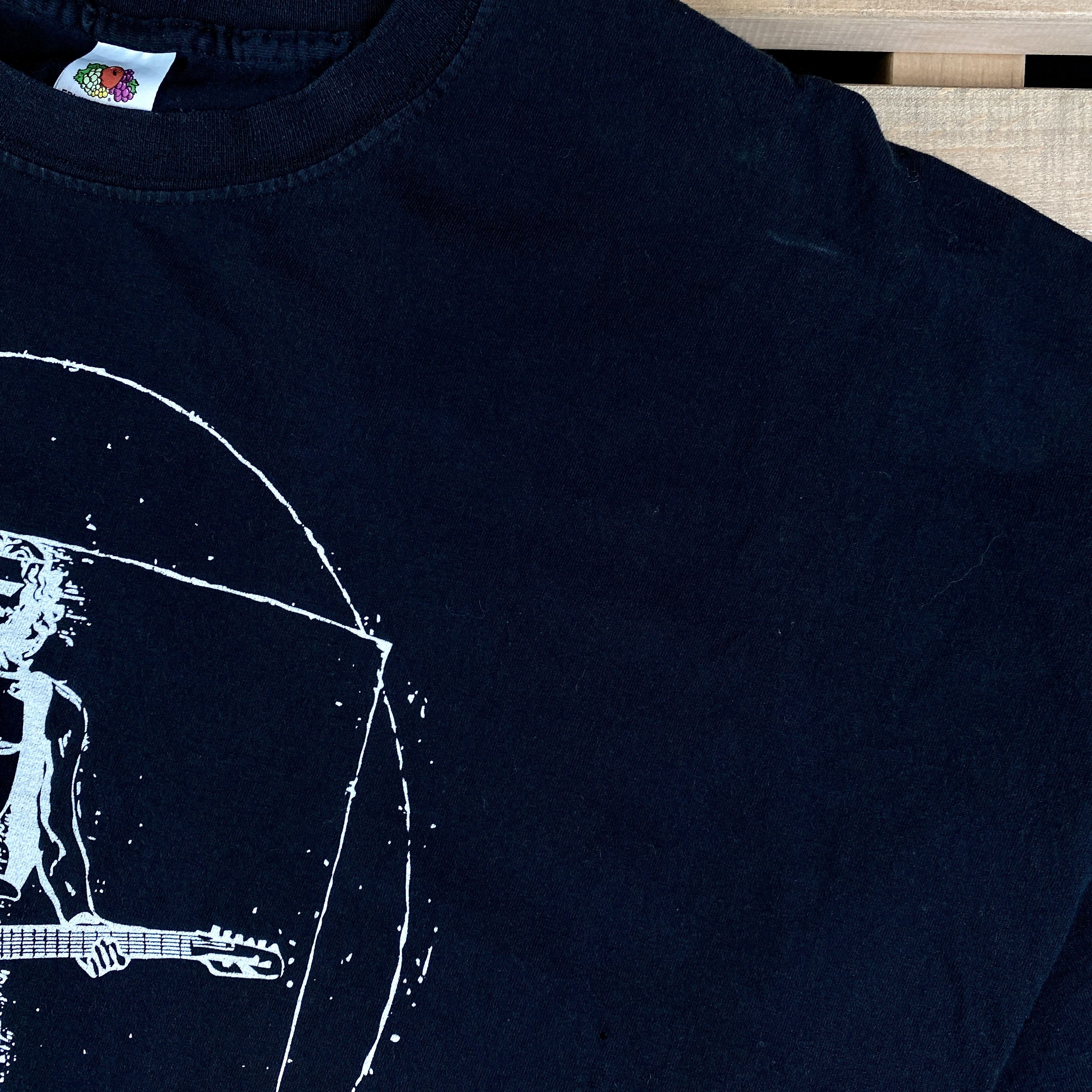 Band Tees × Vintage Mens T-Shirt Leonardo Da Vinci Vintage Vetruvian Size 3XL Size US XXL / EU 58 / 5 - 5 Thumbnail