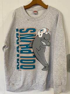 Vintage Miami Dolphins Crewneck Sweatshirt 90s NFL G16 