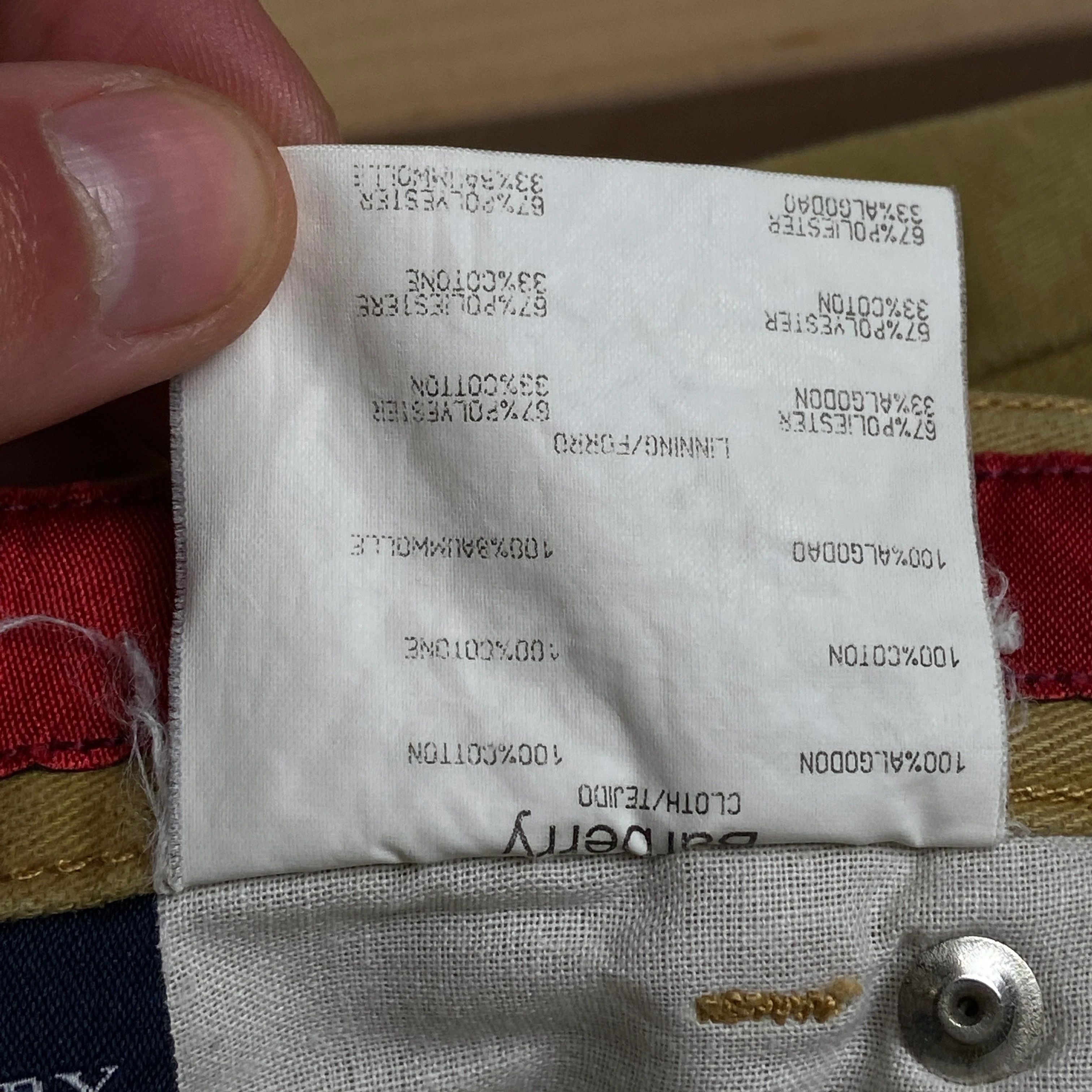 Burberry Mens Pants Burberry London Size 44 Chino Size US 32 / EU 48 - 5 Thumbnail