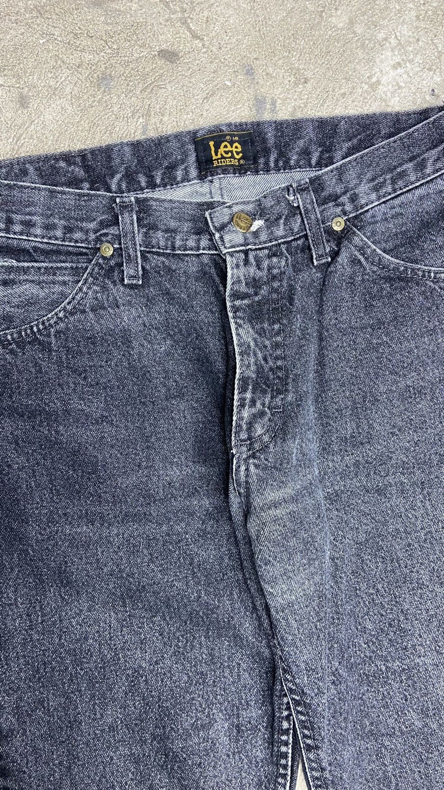 Lee 1990s LEE RETRO PUNK FADED JEANS PANTS 3101 Size US 32 / EU 48 - 2 Thumbnail