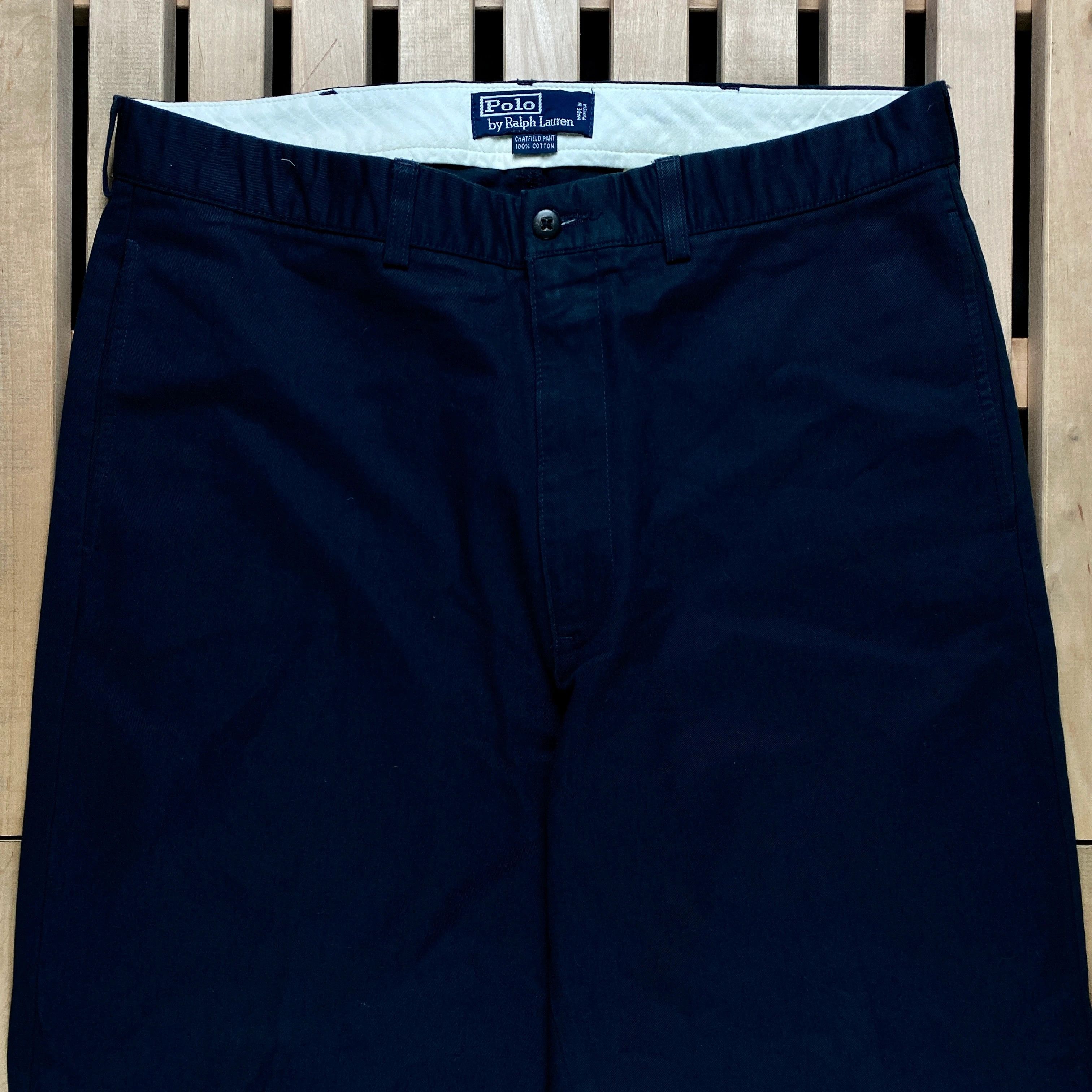 Polo Ralph Lauren × Ralph Lauren × Vintage Mens Pants Chinos Polo Ralph Lauren Vintage Size 36 Size US 36 / EU 52 - 2 Thumbnail