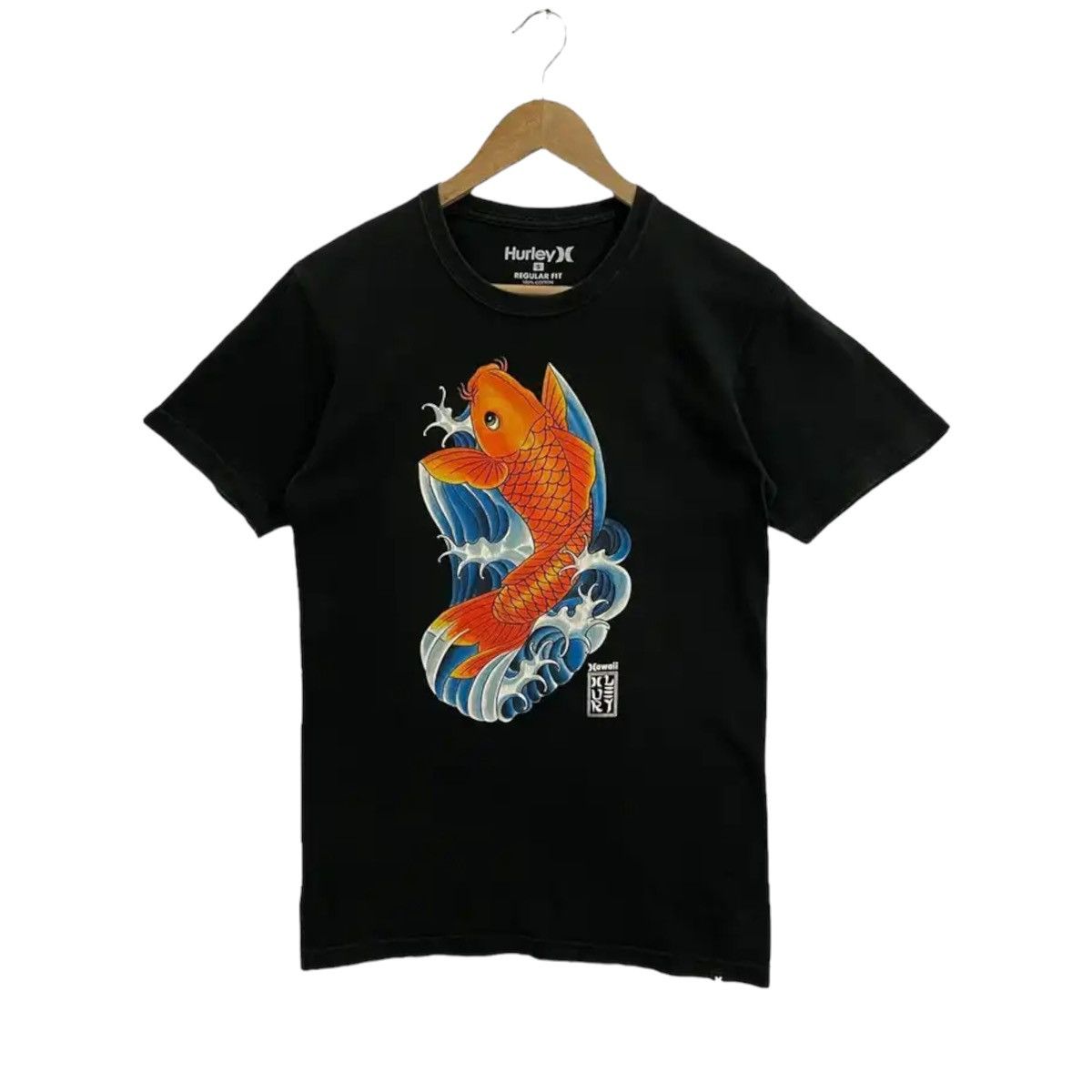 image of Hurley Short Sleeve Tshirt in Black, Men's (Size Small)