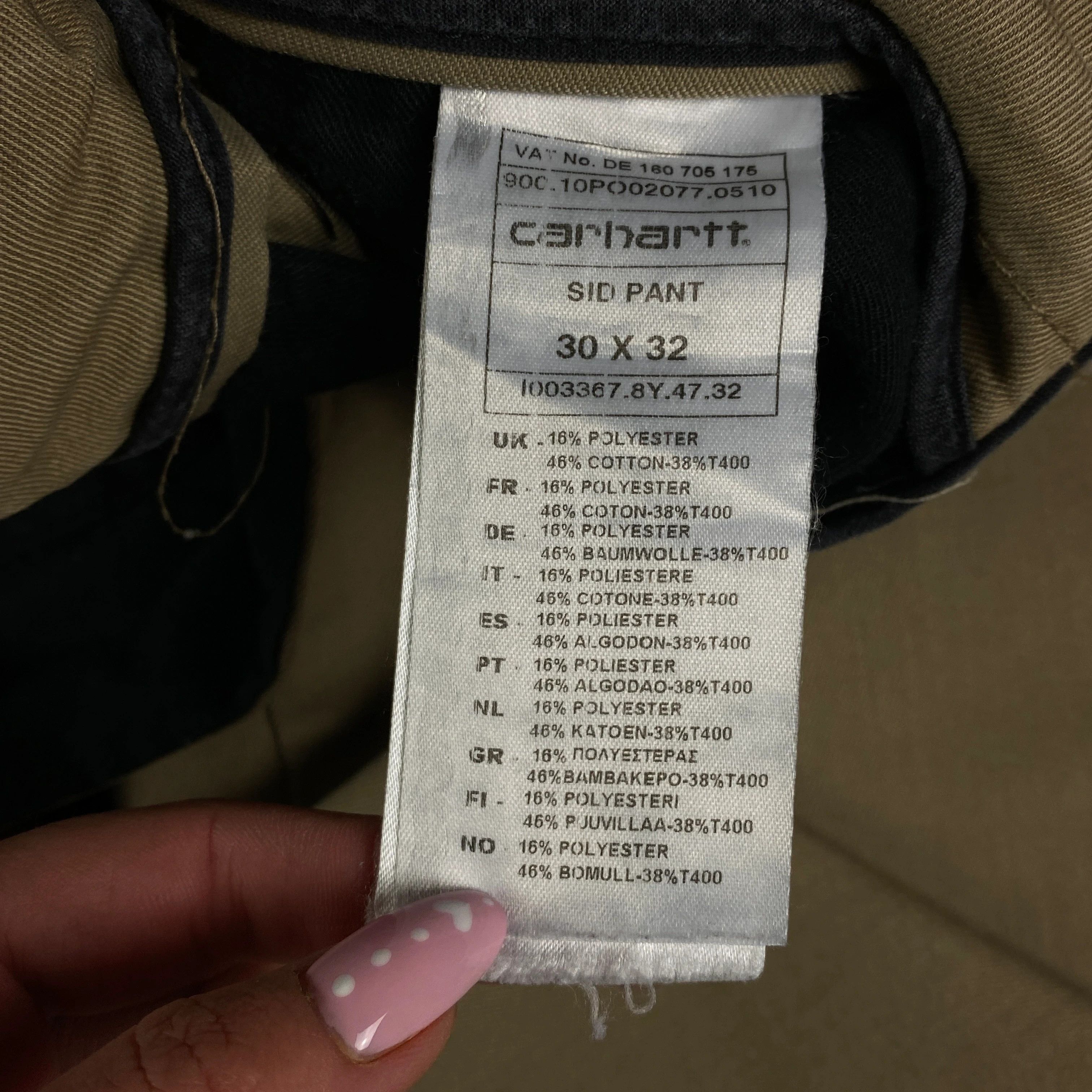 Carhartt × Carhartt Wip Mens Pants Chinos Carhartt Size 30 Size US 30 / EU 46 - 5 Thumbnail