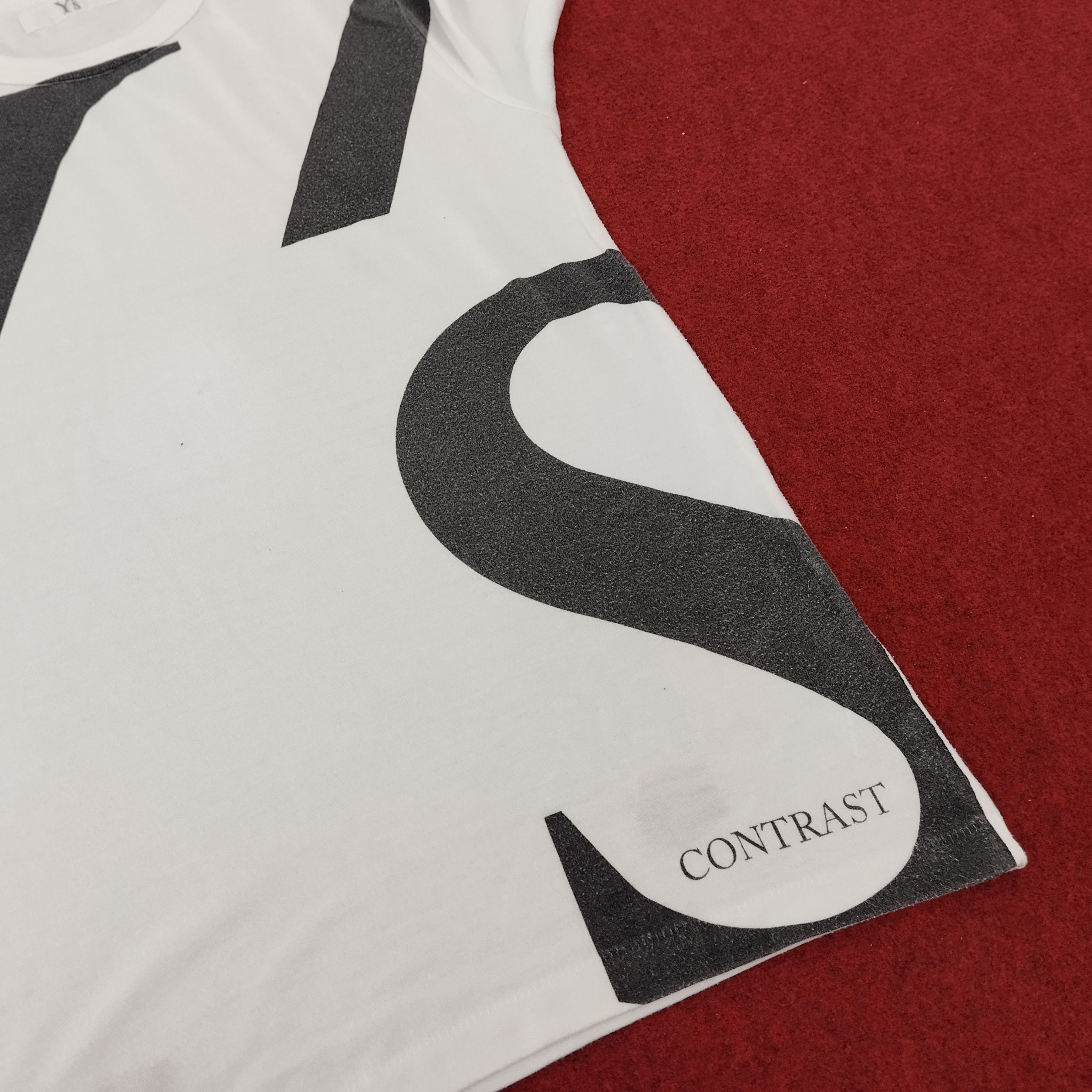 Vintage × Y's × Yohji Yamamoto Y's Contrass Yohji Yamamoto Designer Logo Style Tshirt Size US S / EU 44-46 / 1 - 2 Thumbnail