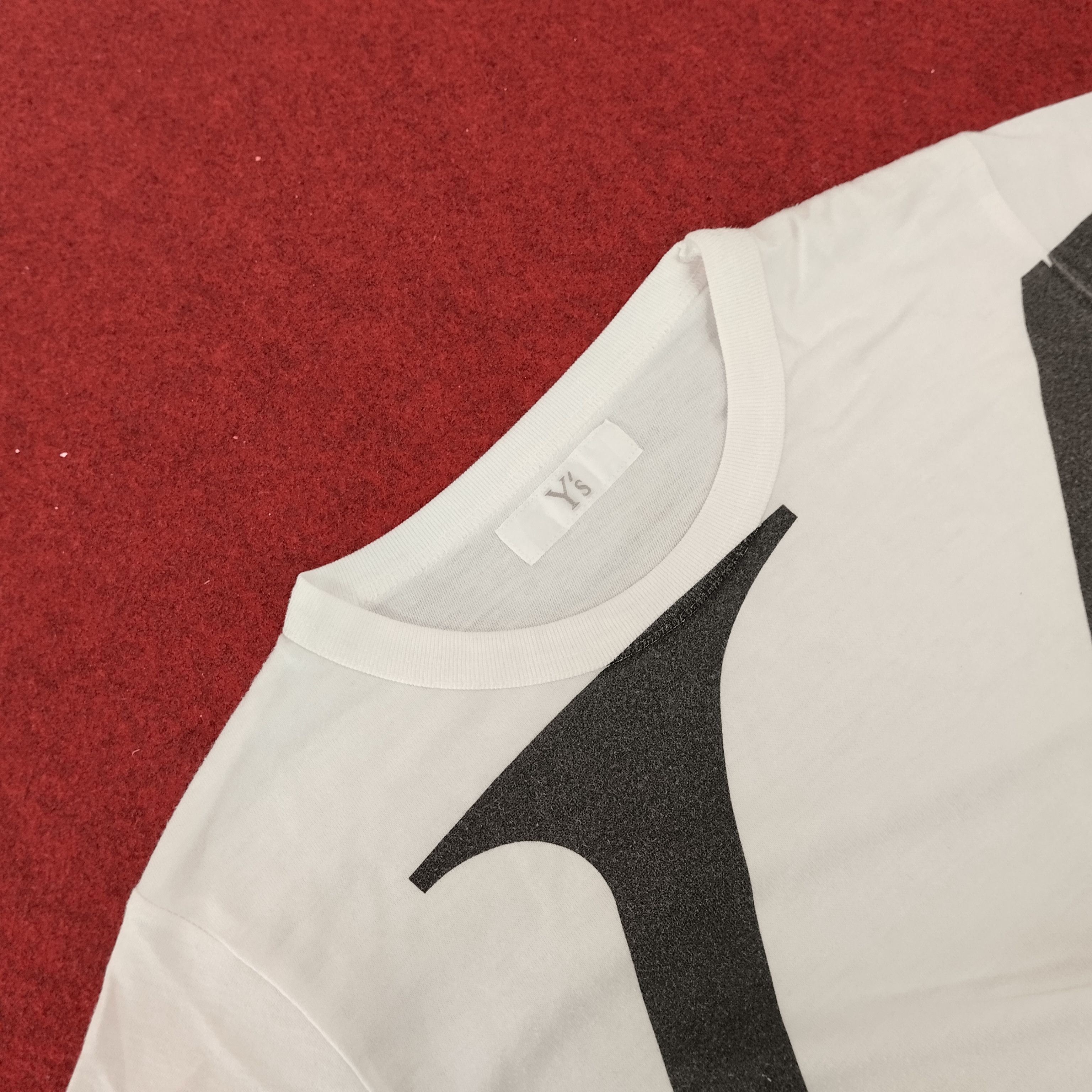 Vintage × Y's × Yohji Yamamoto Y's Contrass Yohji Yamamoto Designer Logo Style Tshirt Size US S / EU 44-46 / 1 - 4 Thumbnail