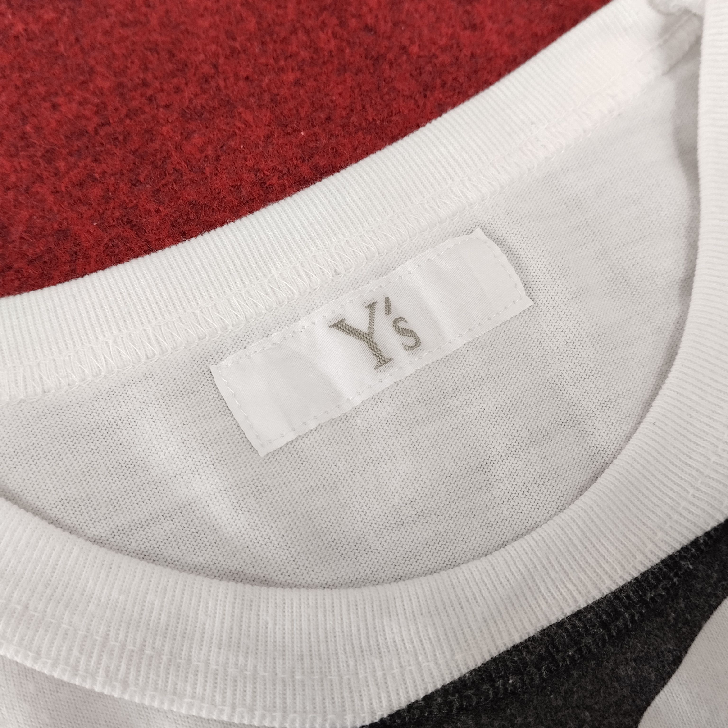 Vintage × Y's × Yohji Yamamoto Y's Contrass Yohji Yamamoto Designer Logo Style Tshirt Size US S / EU 44-46 / 1 - 5 Thumbnail