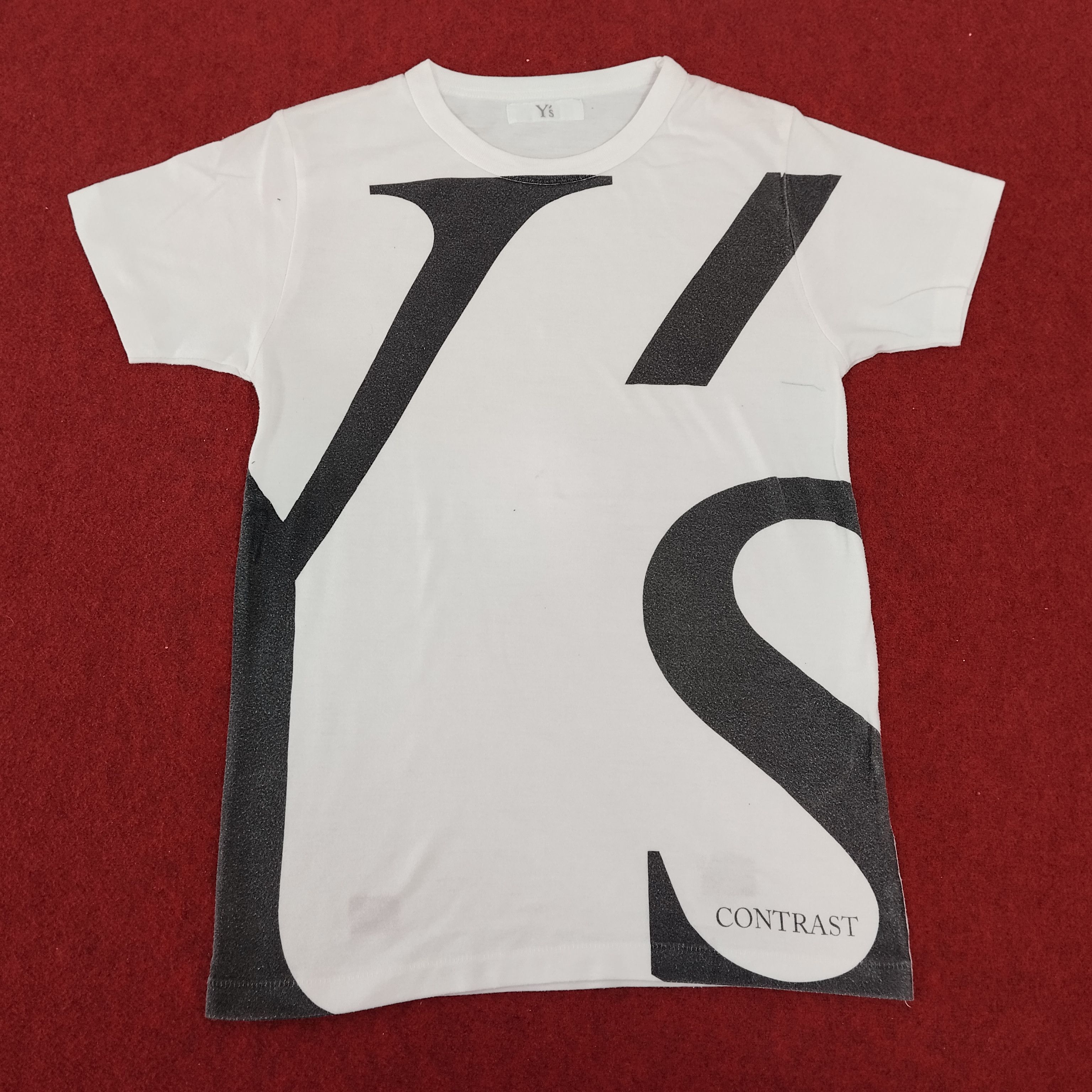 Vintage × Y's × Yohji Yamamoto Y's Contrass Yohji Yamamoto Designer Logo Style Tshirt Size US S / EU 44-46 / 1 - 1 Thumbnail