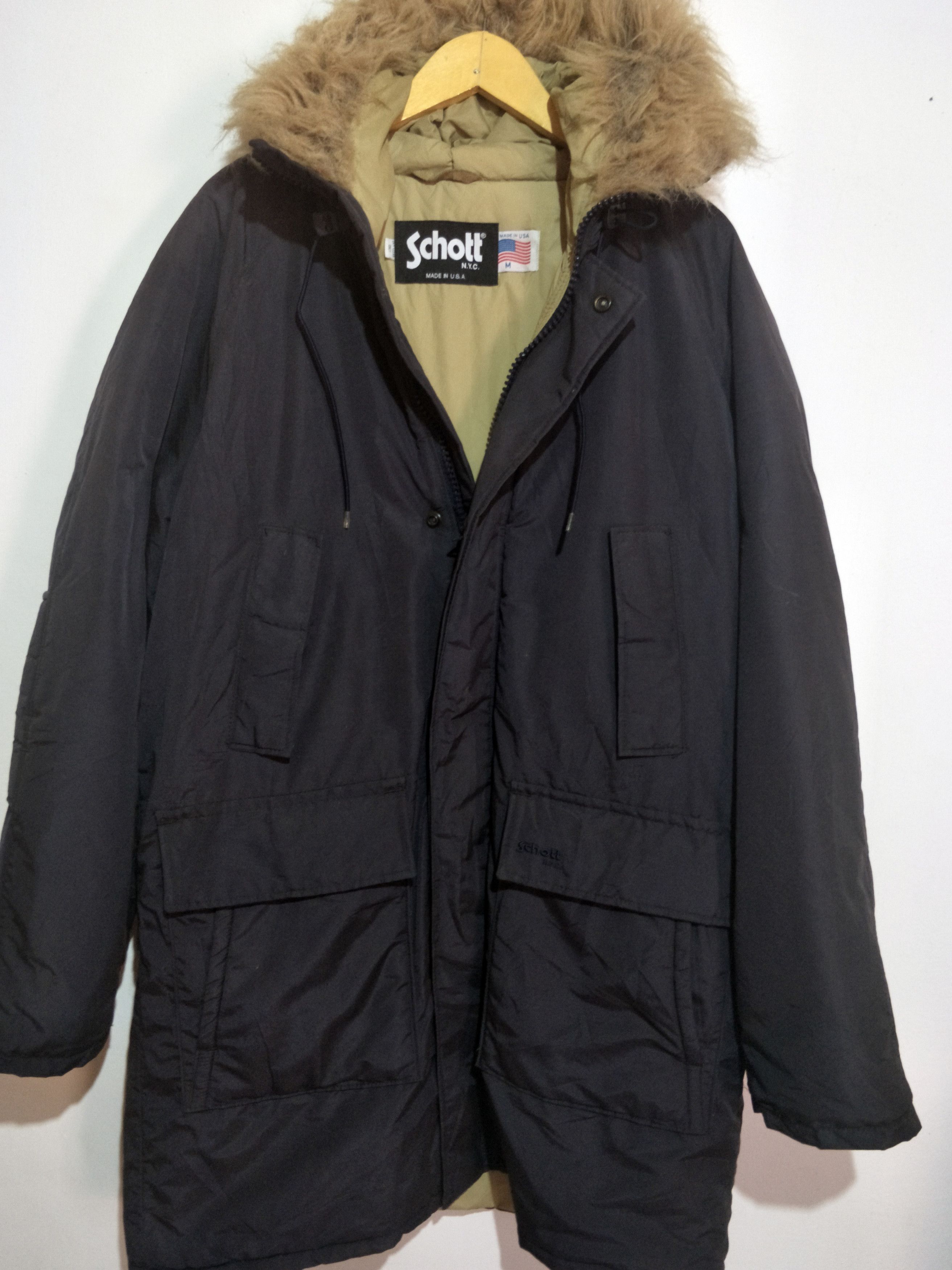 Extreme Cold Weather Schott Parka Jacket Schott Vintage Mens N3B
