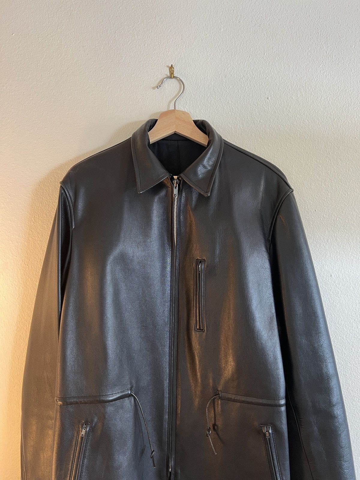 Yohji Yamamoto Yohji Yamamoto Y’s for Men Leather Jacket Size US M / EU 48-50 / 2 - 3 Thumbnail