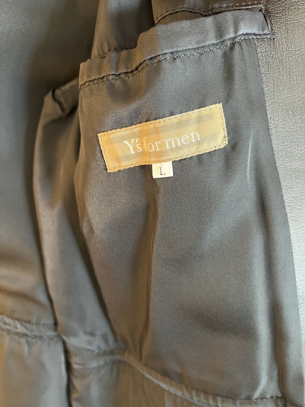 Yohji Yamamoto Yohji Yamamoto Y’s for Men Leather Jacket Size US M / EU 48-50 / 2 - 5 Thumbnail