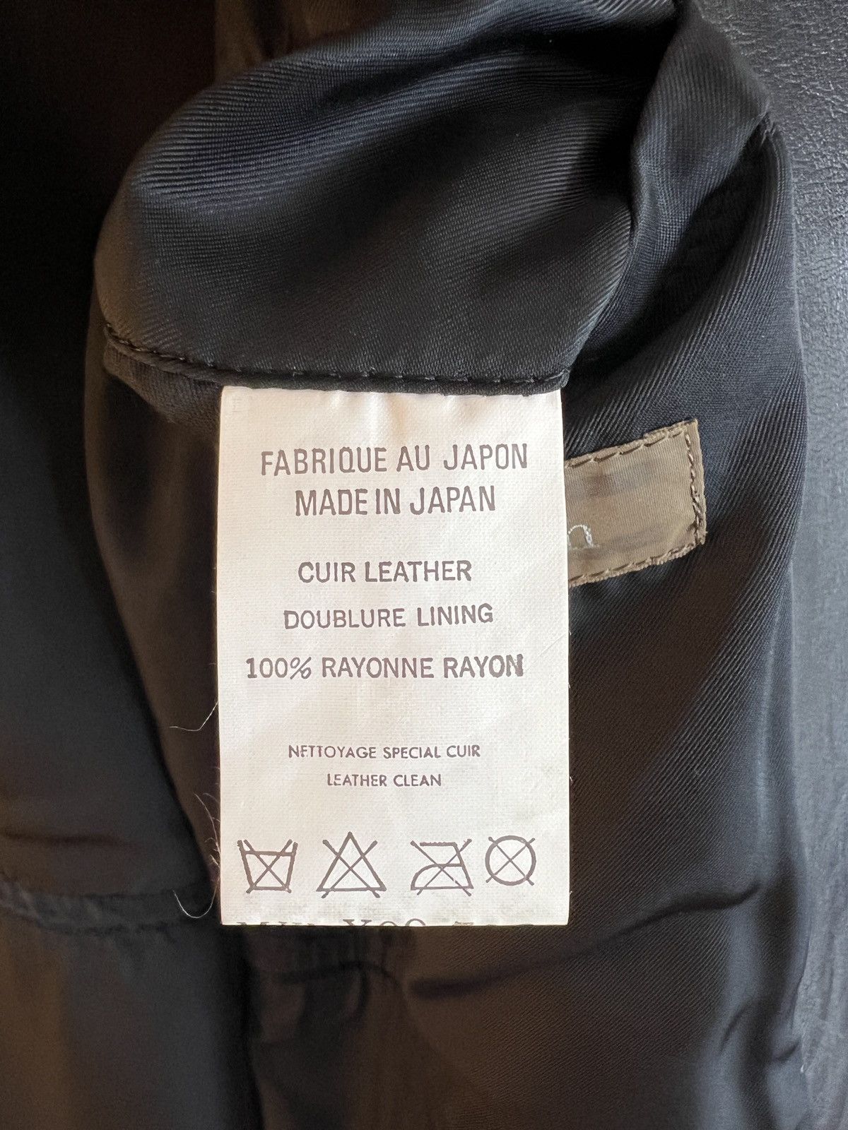 Yohji Yamamoto Yohji Yamamoto Y’s for Men Leather Jacket Size US M / EU 48-50 / 2 - 6 Thumbnail