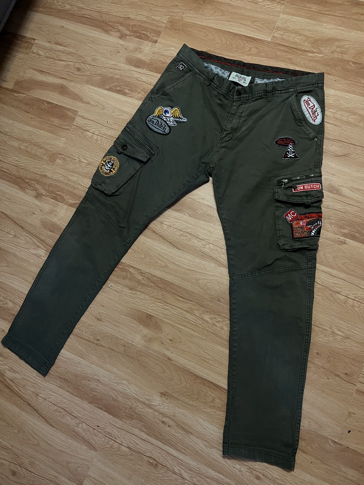 Japanese Brand × Von Dutch Von Dutch Cargo Patched Pants Y2K Size US 36 / EU 52 - 4 Thumbnail
