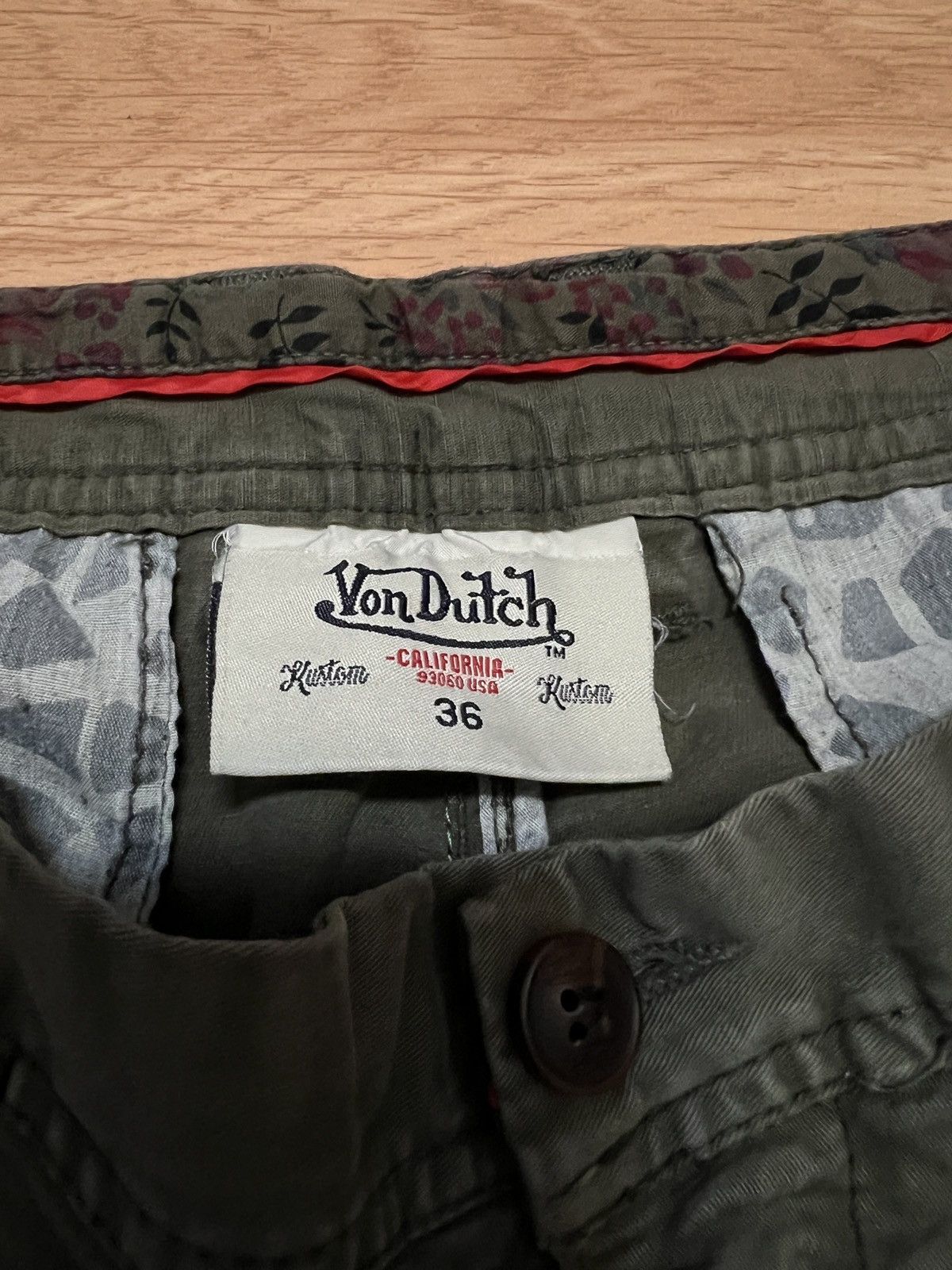 Japanese Brand × Von Dutch Von Dutch Cargo Patched Pants Y2K Size US 36 / EU 52 - 20 Thumbnail