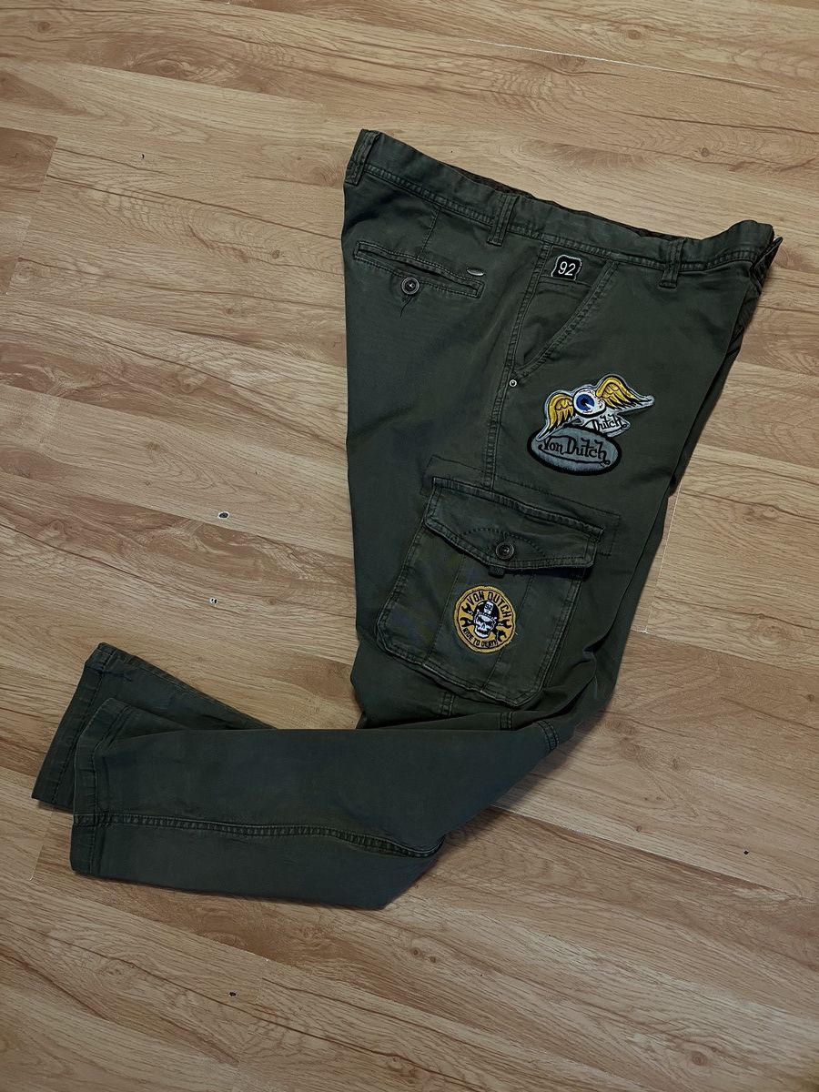 Japanese Brand × Von Dutch Von Dutch Cargo Patched Pants Y2K Size US 36 / EU 52 - 8 Thumbnail