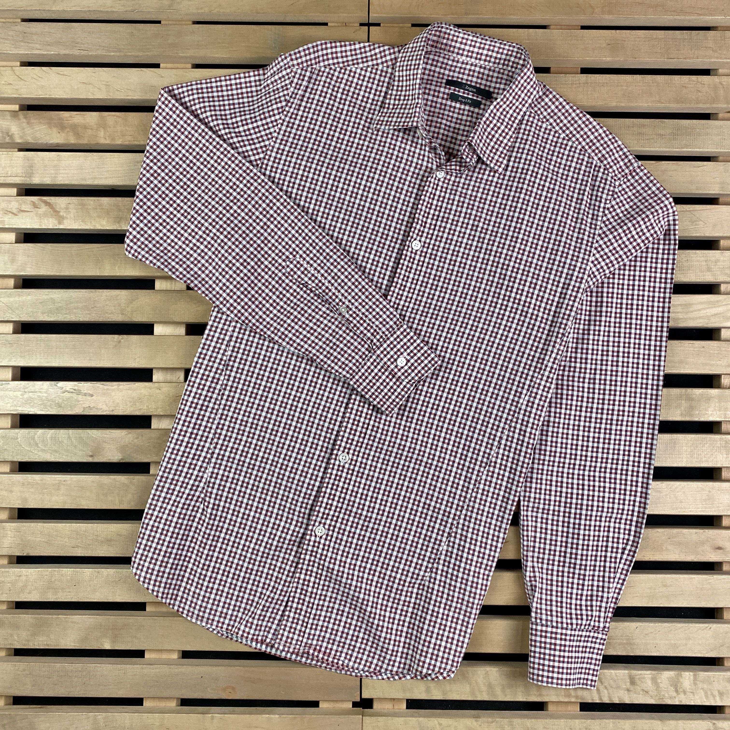 Ermenegildo Zegna × Z Zegna Mens Shirt Long Sleeve Z Zegna Size L Size US L / EU 52-54 / 3 - 1 Thumbnail