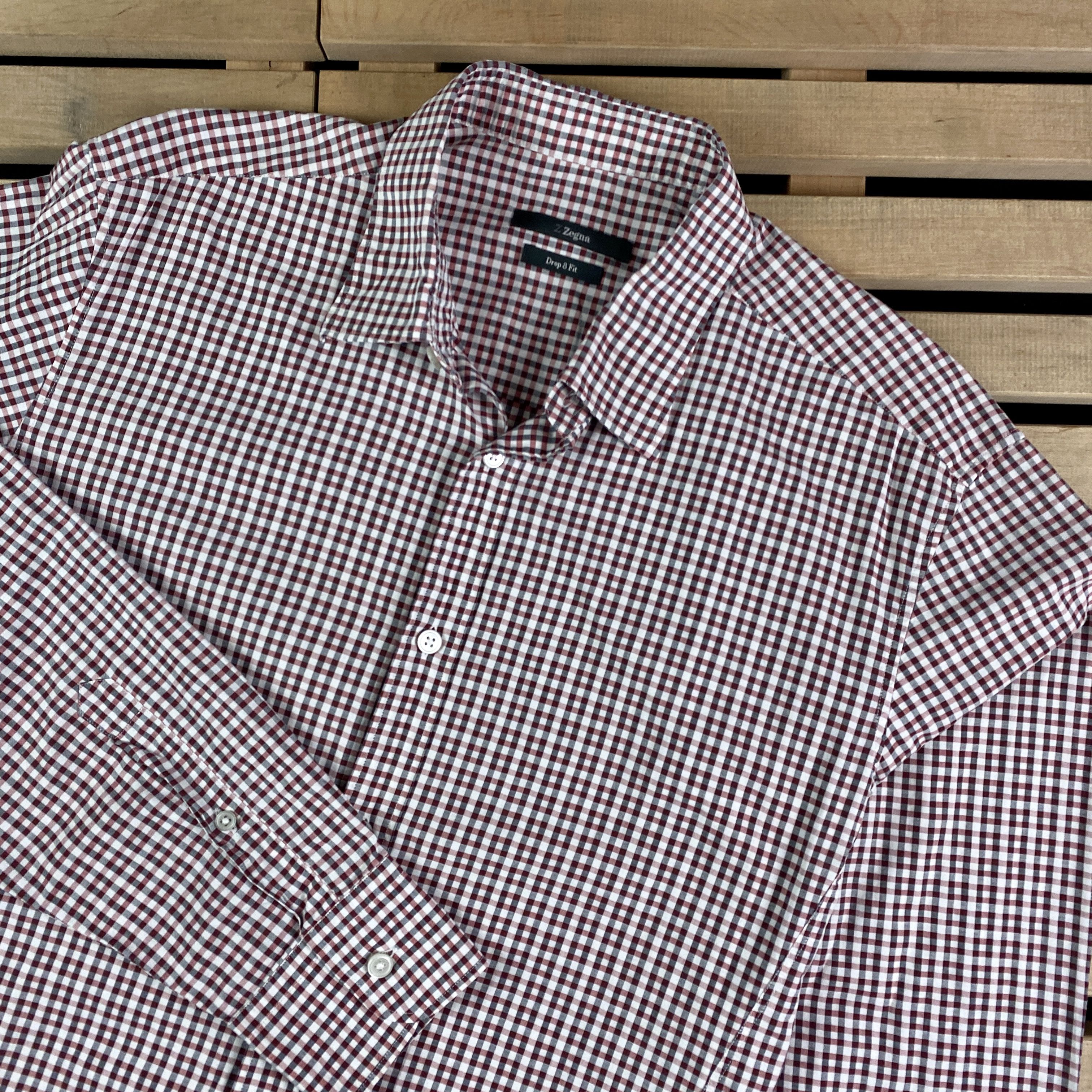 Ermenegildo Zegna × Z Zegna Mens Shirt Long Sleeve Z Zegna Size L Size US L / EU 52-54 / 3 - 2 Thumbnail