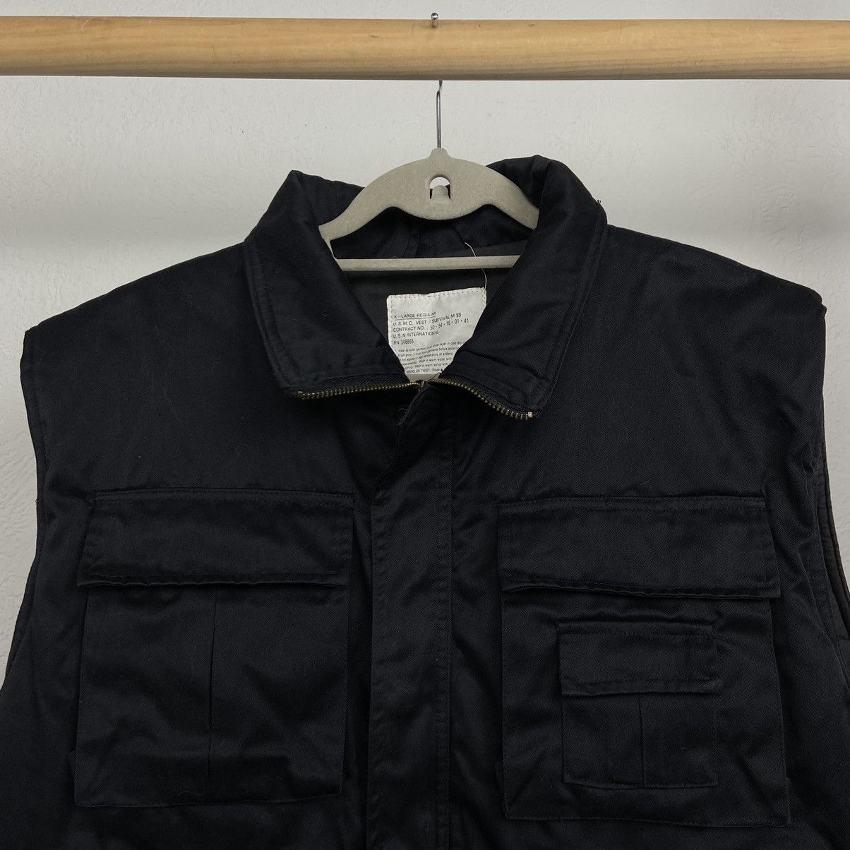 Other ARCHIVE BAGGY PUFF MULTIPOCKET UTILITY BONDAGE VEST - № 2090 Size US XL / EU 56 / 4 - 7 Thumbnail