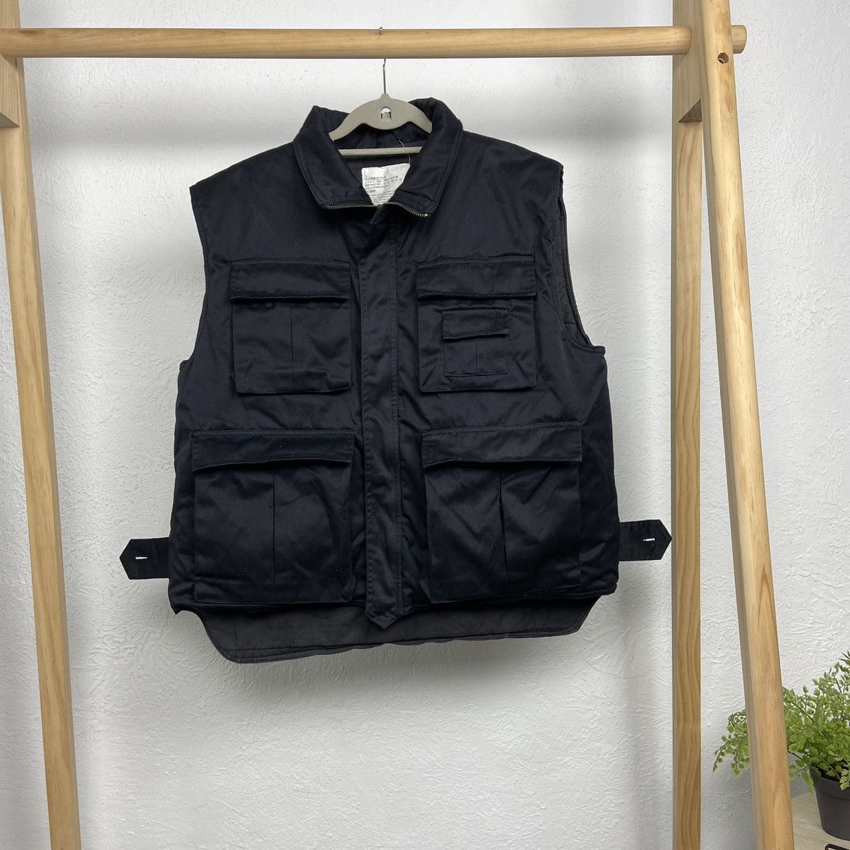 Other ARCHIVE BAGGY PUFF MULTIPOCKET UTILITY BONDAGE VEST - № 2090 Size US XL / EU 56 / 4 - 2 Thumbnail