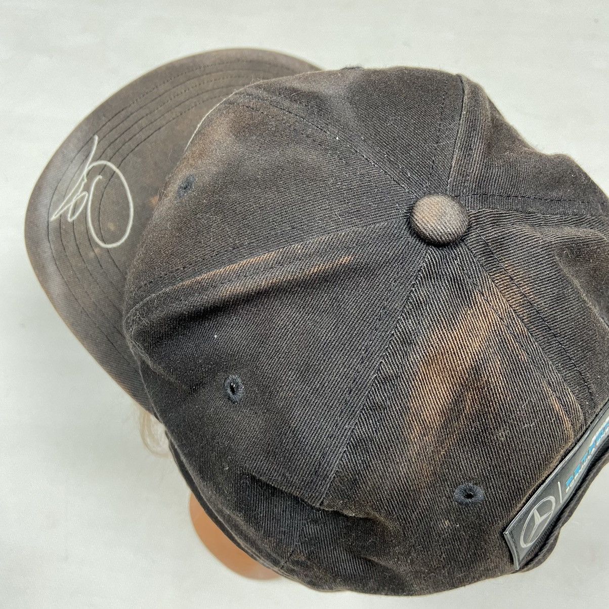 Mercedes-Benz AMG MERCEDESS BENZ Y2K SUN FADED THRASHED RARE CAP - № 4111 Size ONE SIZE - 8 Thumbnail