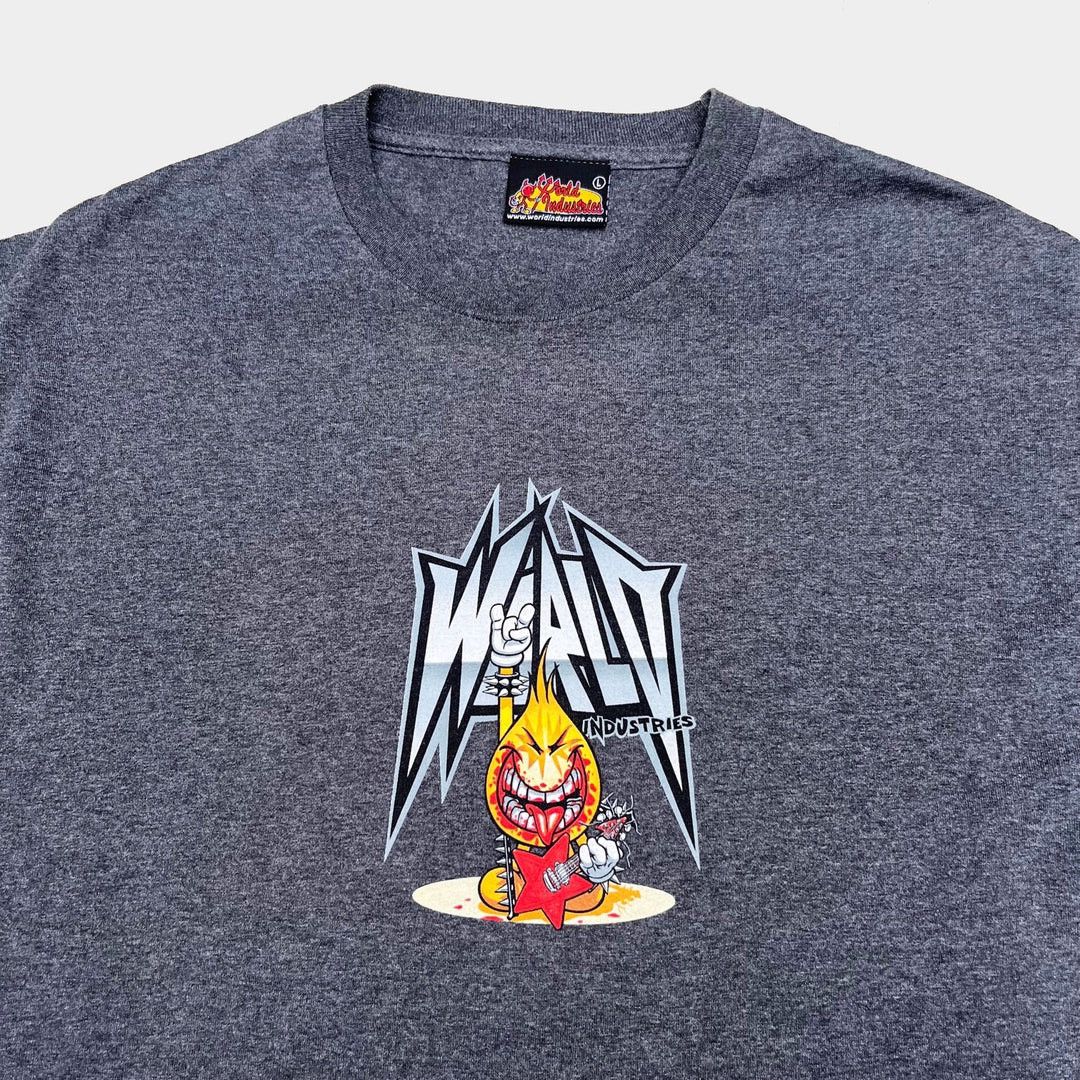 Vintage World Industries 2000 Flameboy Vtg Skate USA Made T-Shirt Size US L / EU 52-54 / 3 - 2 Thumbnail