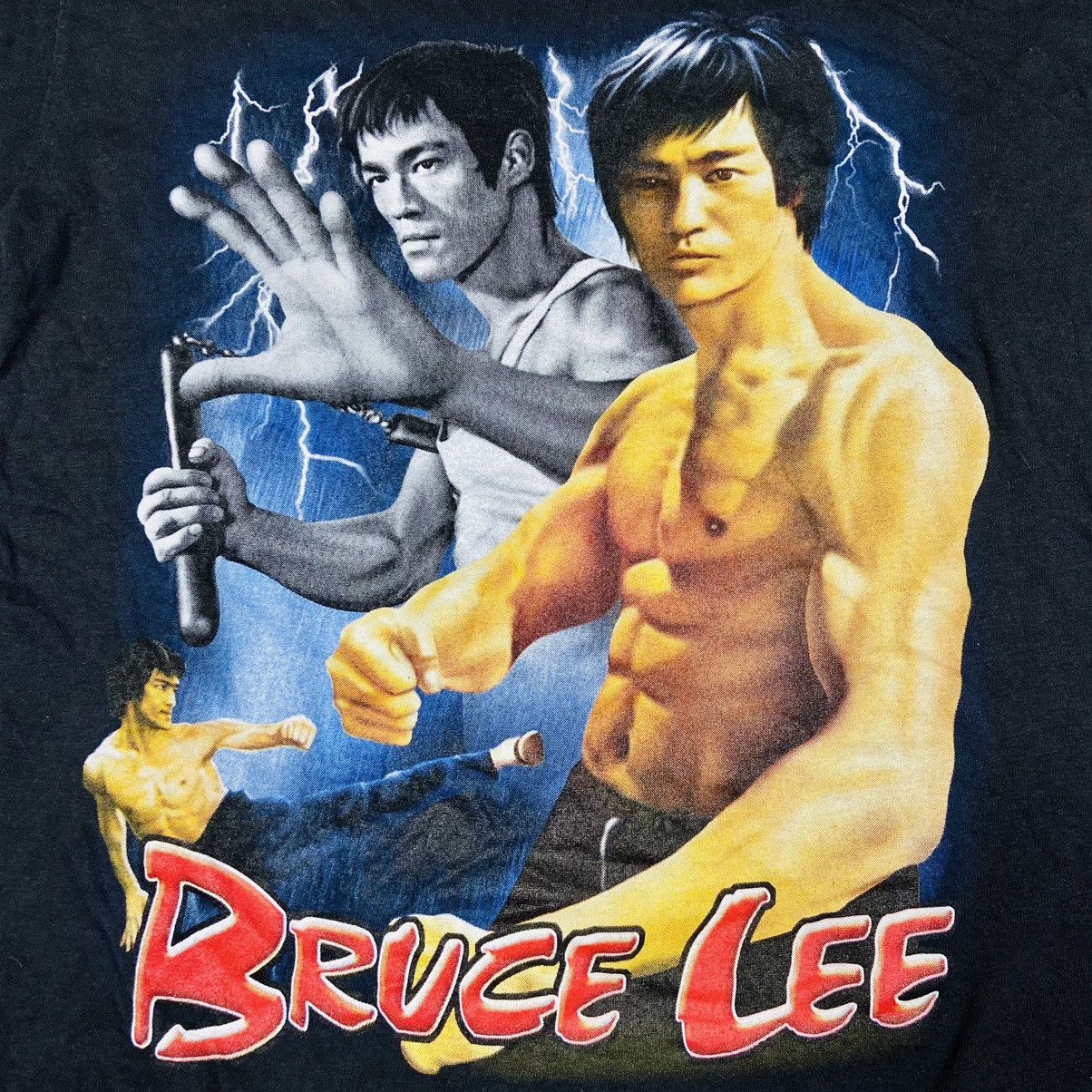 Vintage 1990s BRUCE LEE LIGHTNING ICONIC ARCHIVE BOXY TEE - № 200 Size US XS / EU 42 / 0 - 2 Thumbnail