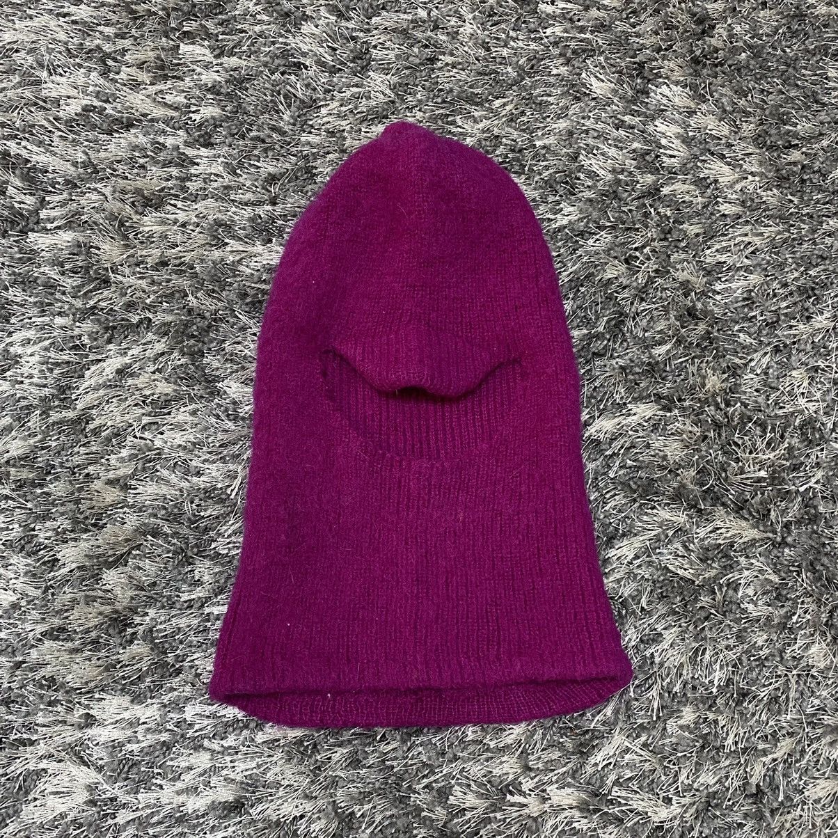 Vintage Y2K HAND KNITTED RARE VINTAGE VISOR MASK BALACLAVA - № 4109 Size ONE SIZE - 3 Thumbnail