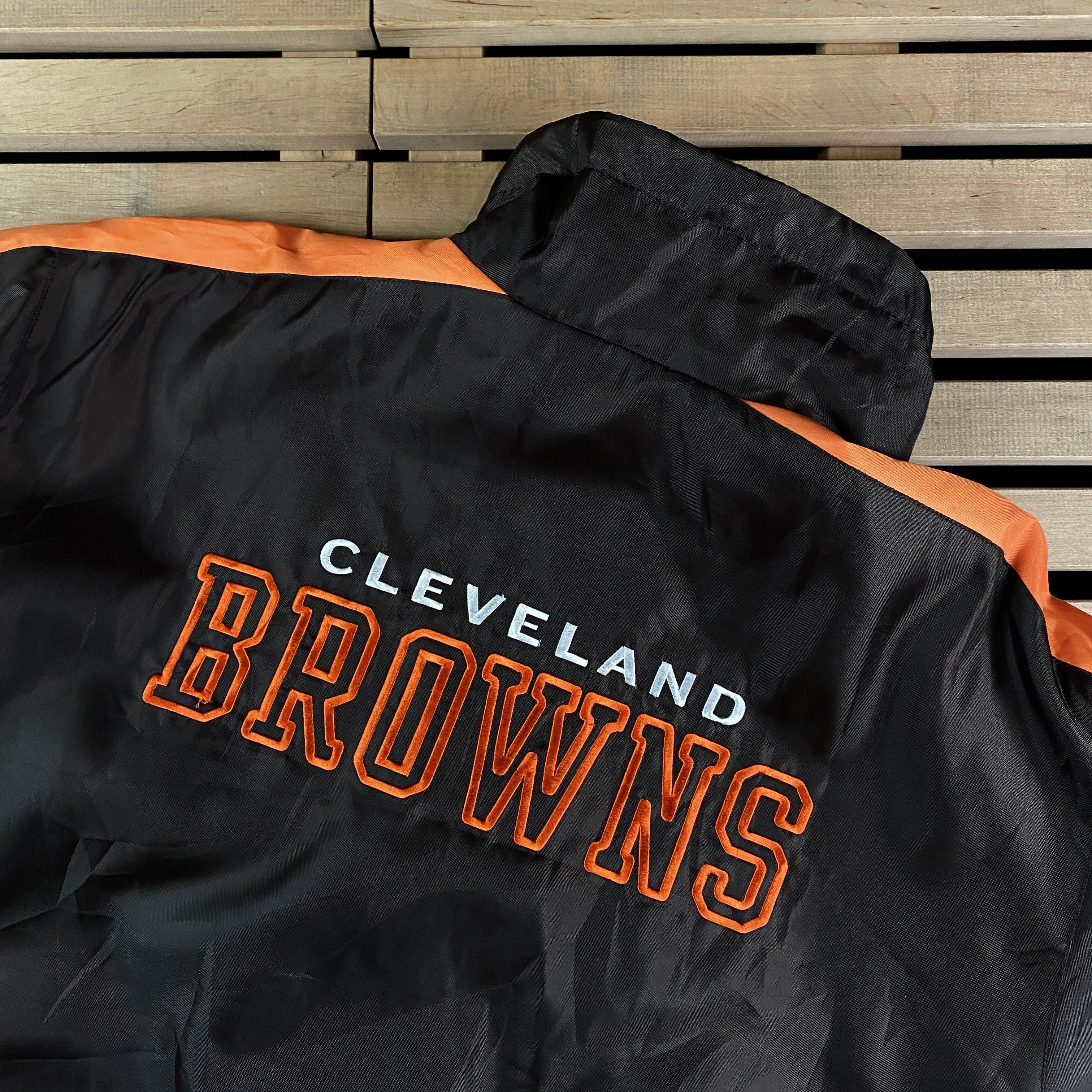 NFL Mens Reversible Bomber Jacket NFL Cleveland Browns Size XL Size US XL / EU 56 / 4 - 4 Thumbnail