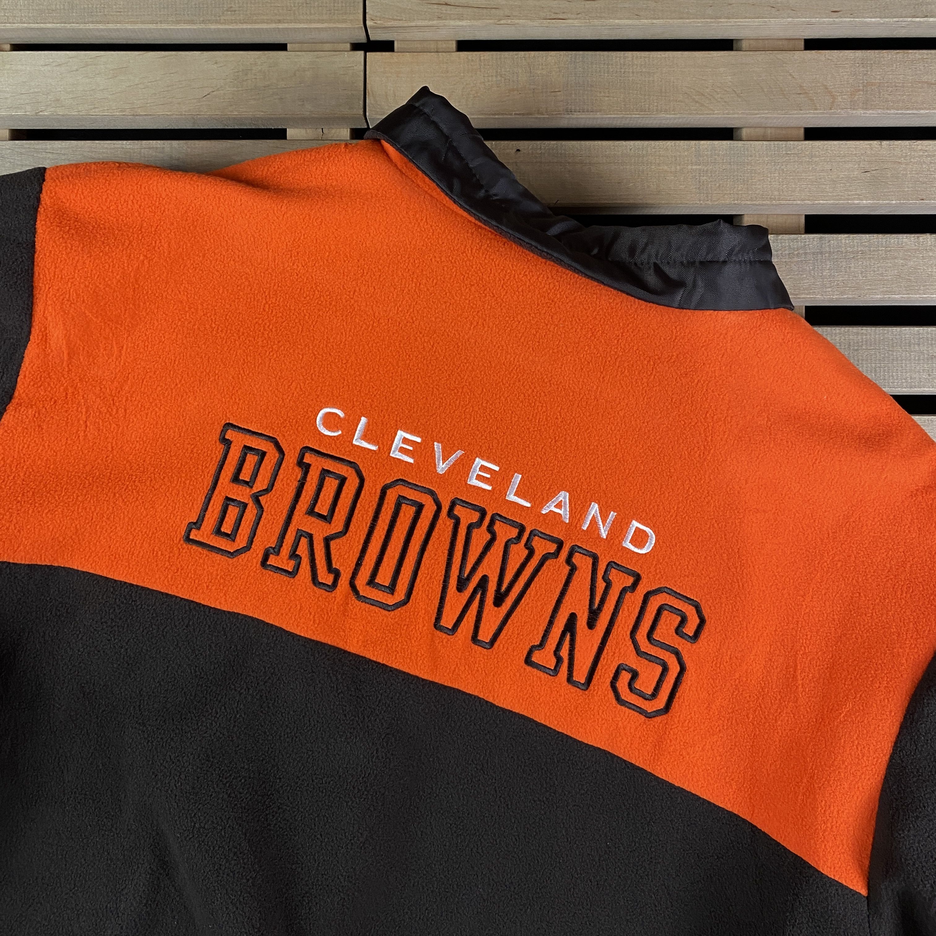 NFL Mens Reversible Bomber Jacket NFL Cleveland Browns Size XL Size US XL / EU 56 / 4 - 6 Thumbnail