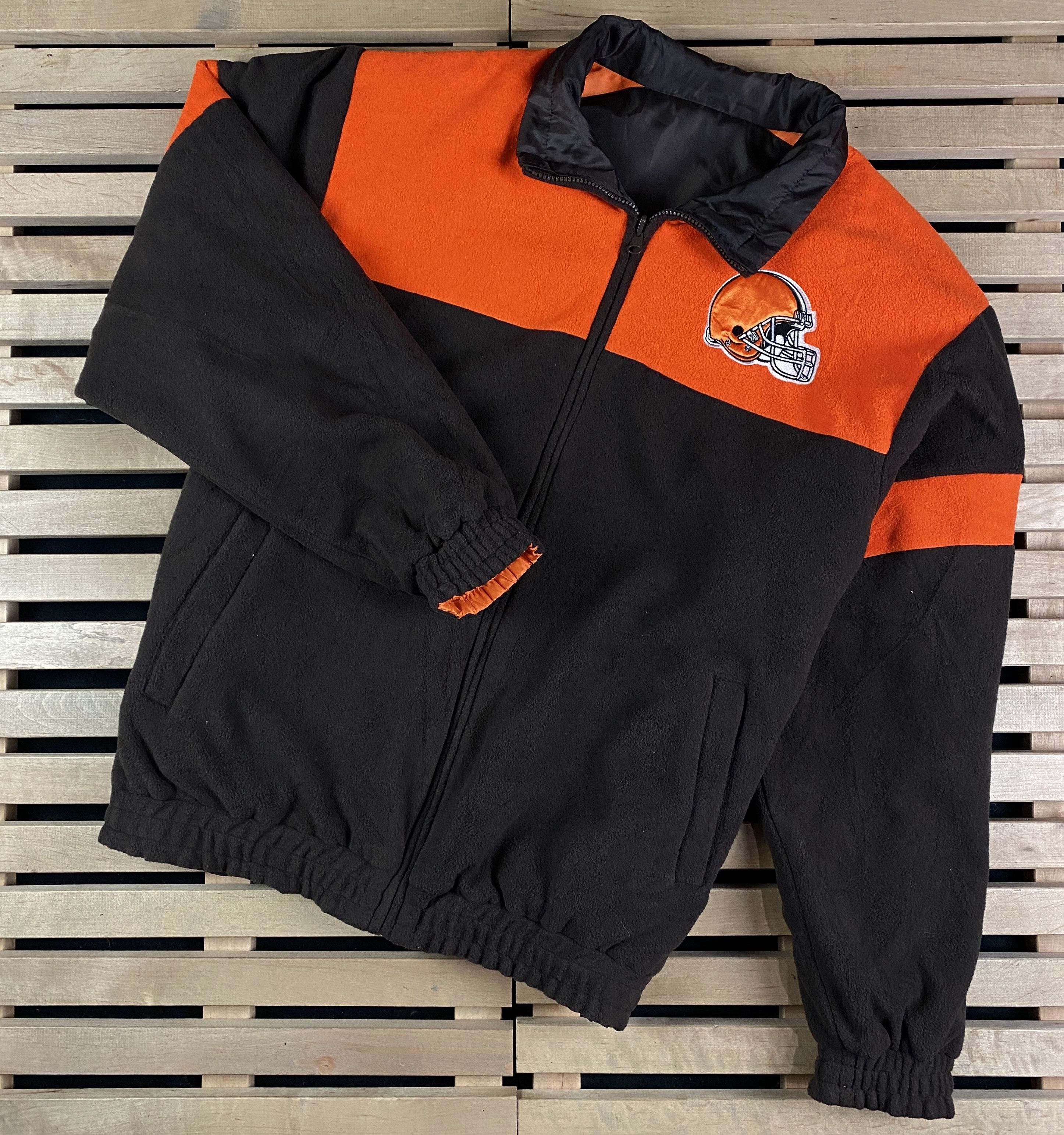NFL Mens Reversible Bomber Jacket NFL Cleveland Browns Size XL Size US XL / EU 56 / 4 - 5 Thumbnail