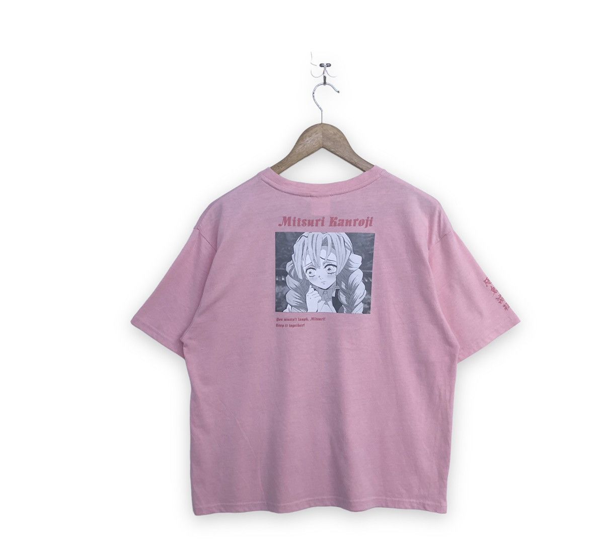 Anime Kimetsu No Yaiba Mitsuri Kanroji Love Hashira Graphic Tee Size M / US 6-8 / IT 42-44 - 2 Thumbnail